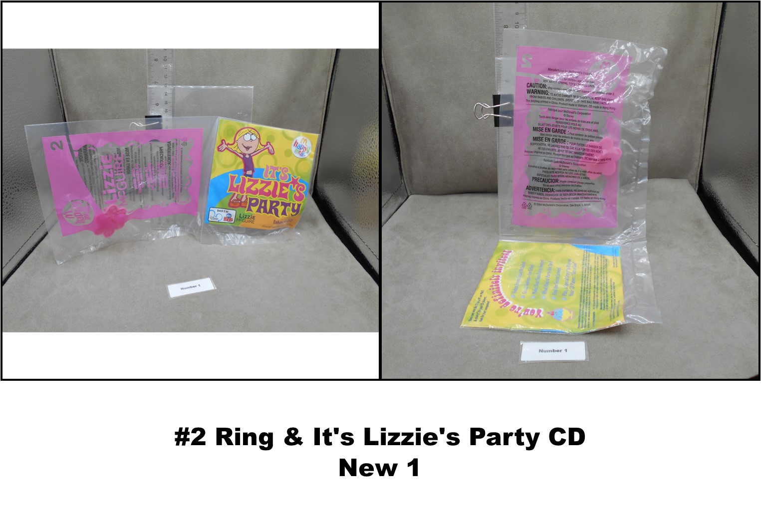 McDonald's 2004 Disney Lizzie McGuire CD's & Fashion Accessories-Choose! - Picture 2 of 7
