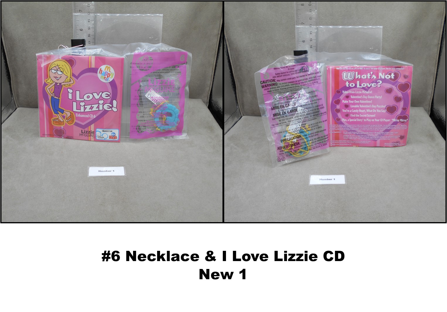 McDonald's 2004 Disney Lizzie McGuire CD's & Fashion Accessories-Choose! - Picture 7 of 7