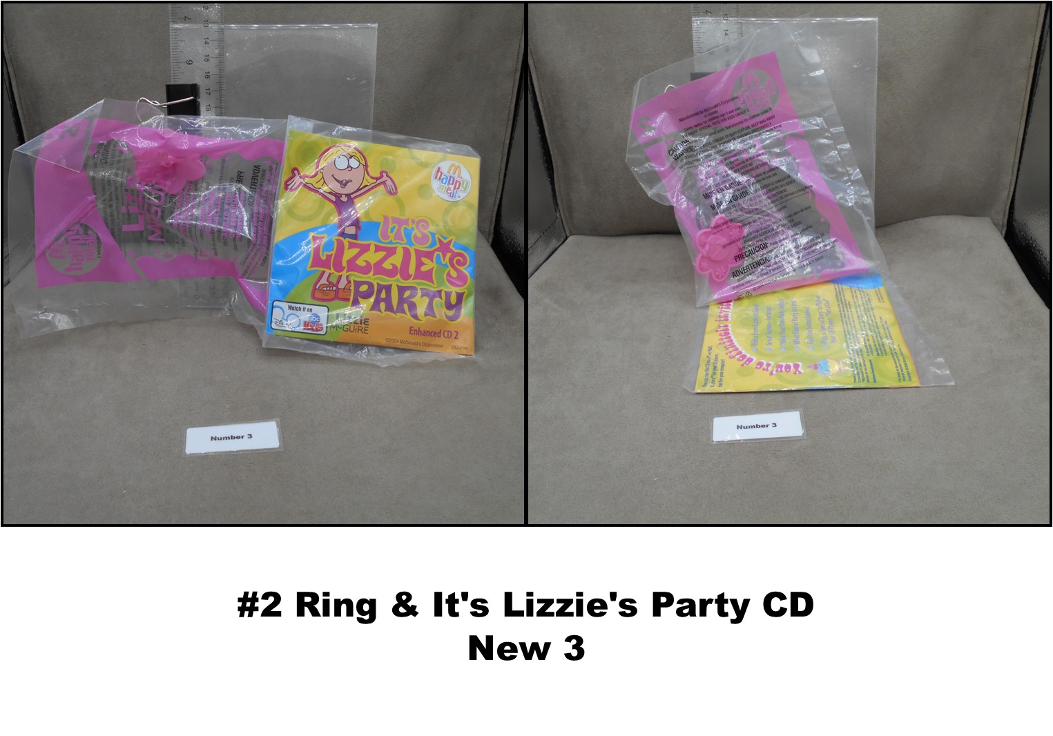 McDonald's 2004 Disney Lizzie McGuire CD's & Fashion Accessories-Choose! - Picture 4 of 7