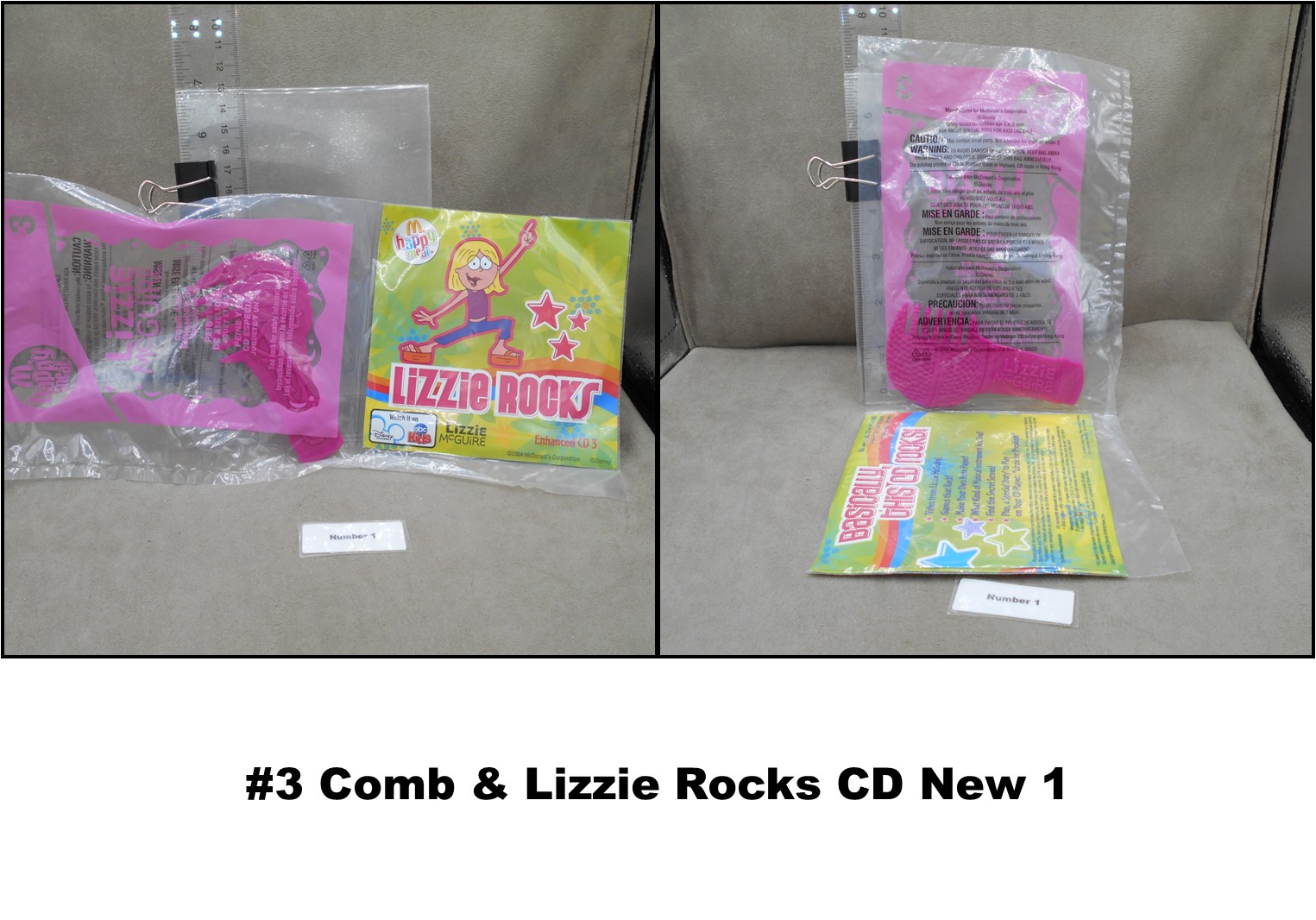 McDonald's 2004 Disney Lizzie McGuire CD's & Fashion Accessories-Choose! - Picture 5 of 7