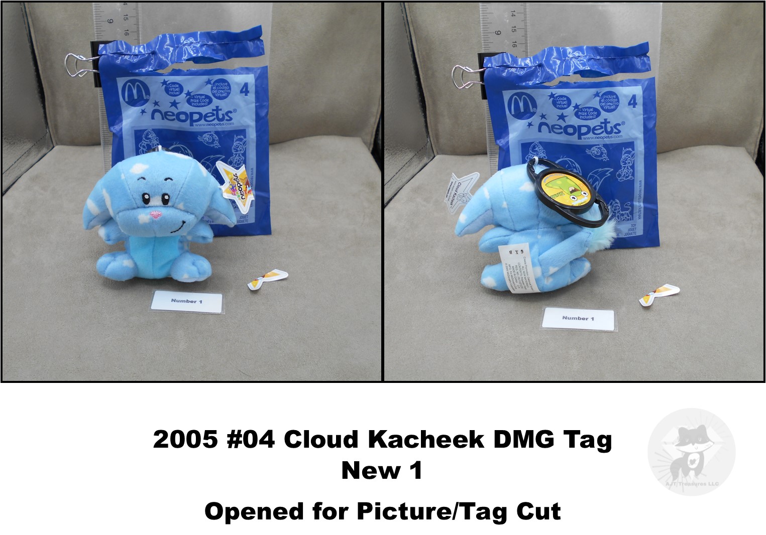 McDonald's 2004 & 2005 Neopets Plush Toys-Choose Your Favorite! - Picture 11 of 15