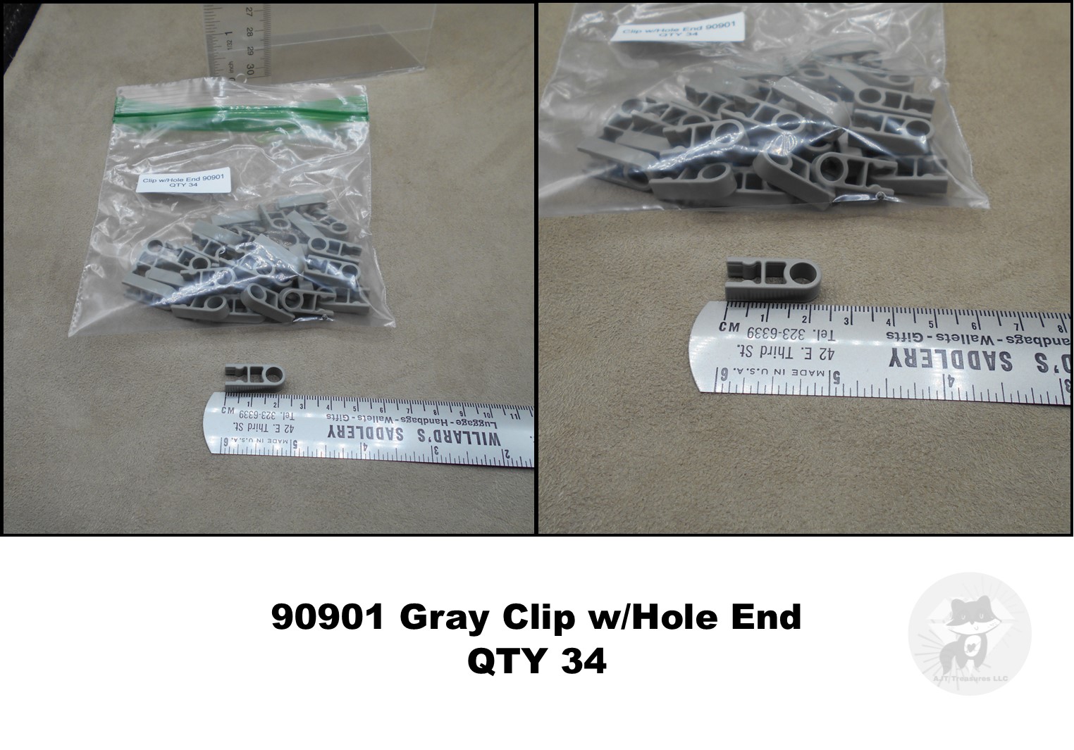 LOT of 100 K’NEX White 8‑Way Connectors – USED