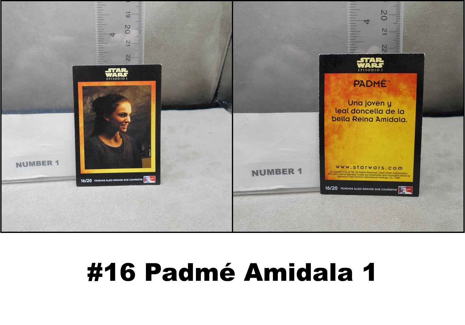 KFC 1999 Episode I Promo Cards from Mexico Spanish-Choose! - Picture 12 of 13