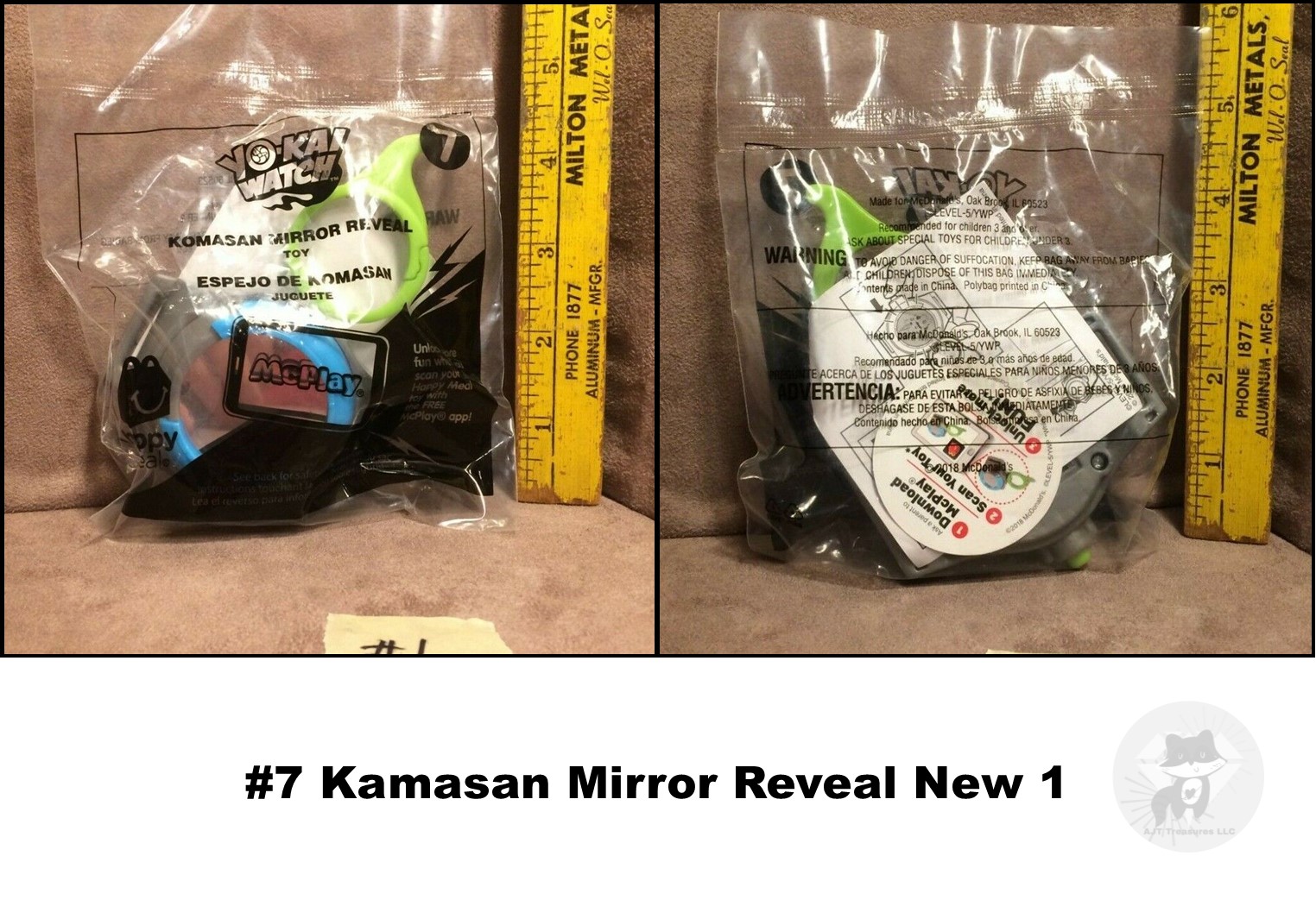 McDonald's 2018 Nintendo Yo-Kai Watch Toys-Pick Your Favorite! - Picture 10 of 11