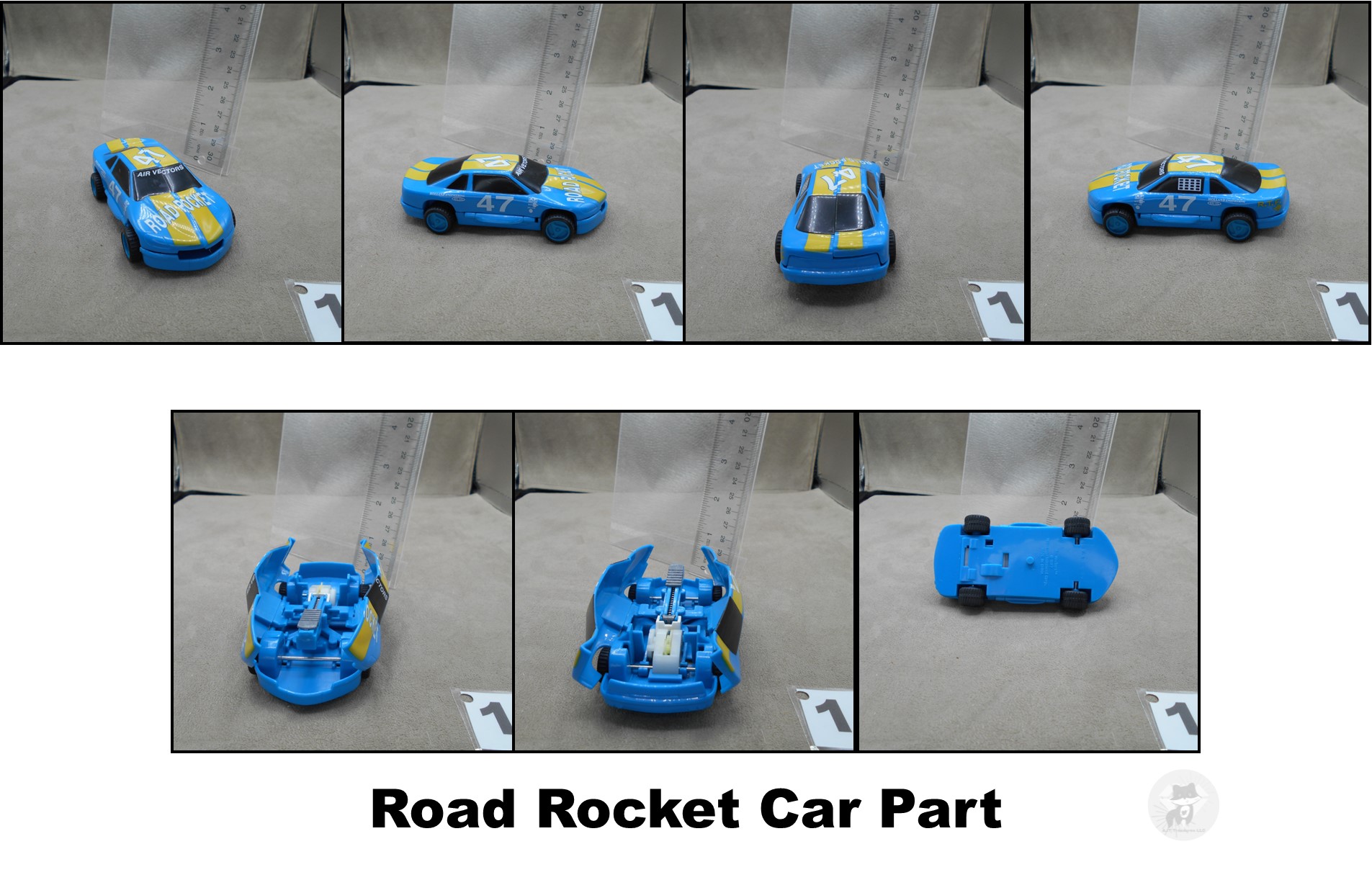 Air Vectors Racing 1997 Transforming Vehicles Replacement Parts-Pick! - Picture 2 of 3