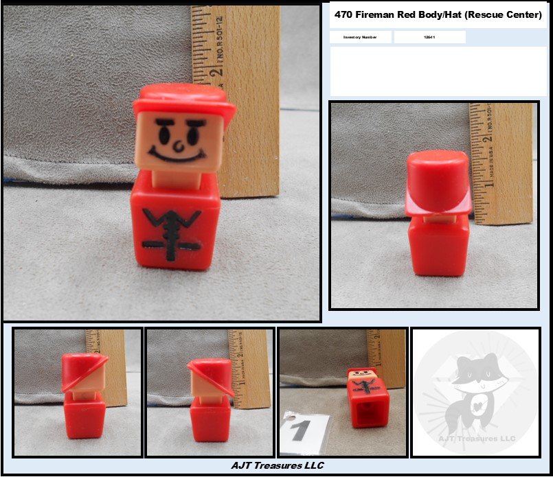 Playskool Vintage Play Friends & Familiar Places Blockhead Figures & Parts-Pick! - Picture 6 of 15