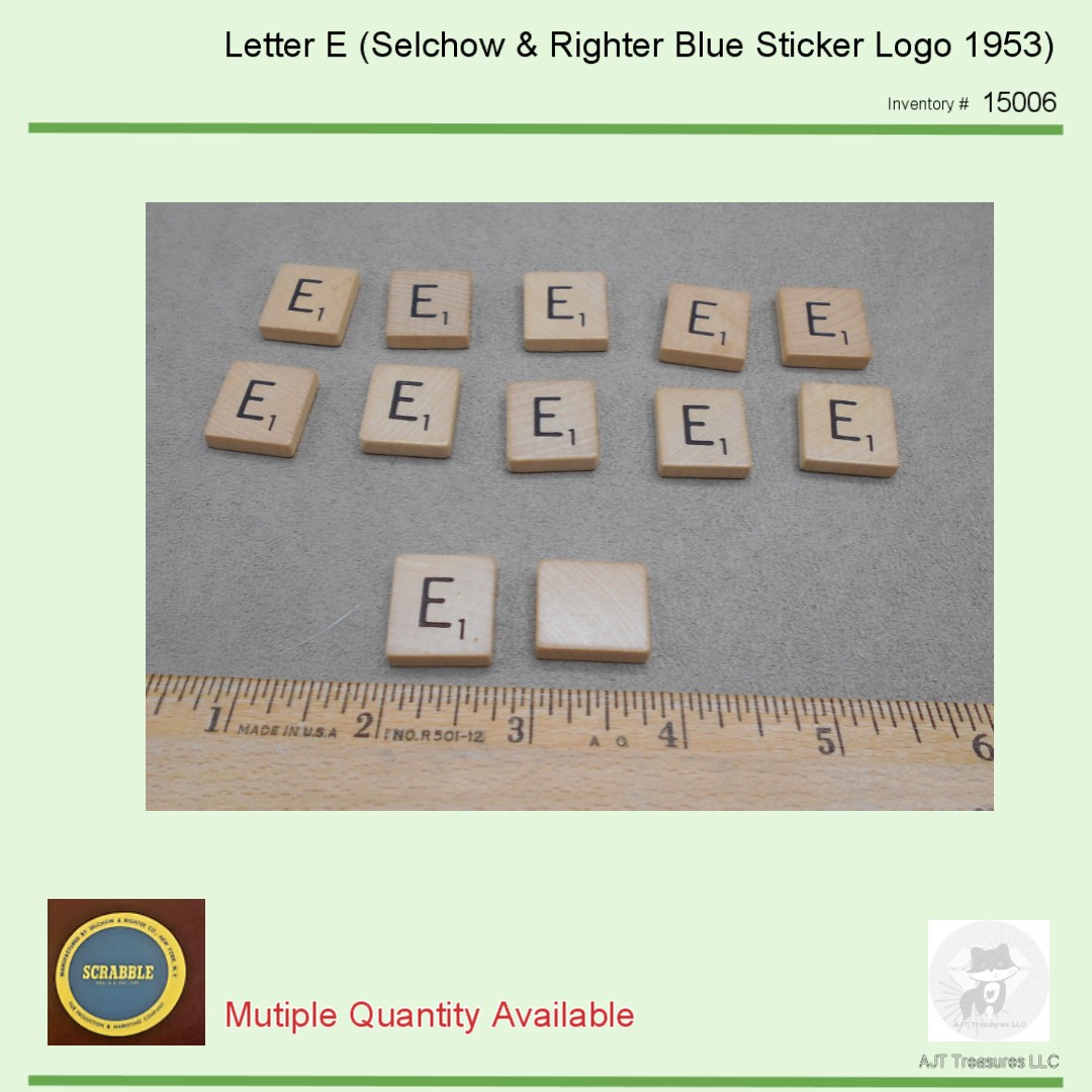 Scrabble Replacement Parts-Wood Tiles & Racks-Pick! - Picture 7 of 29