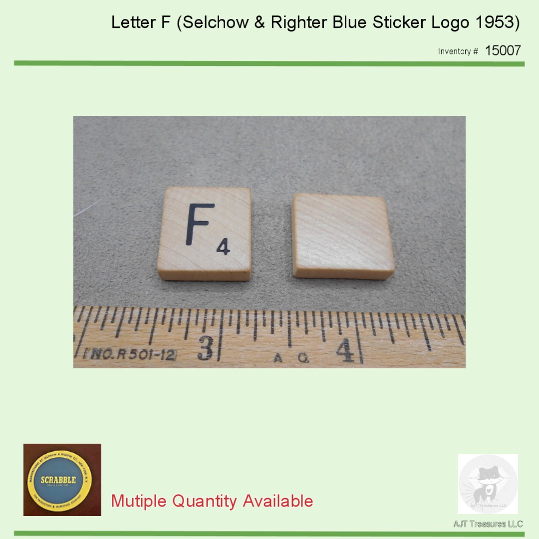 Scrabble Replacement Parts-Wood Tiles & Racks-Pick! - Picture 8 of 29