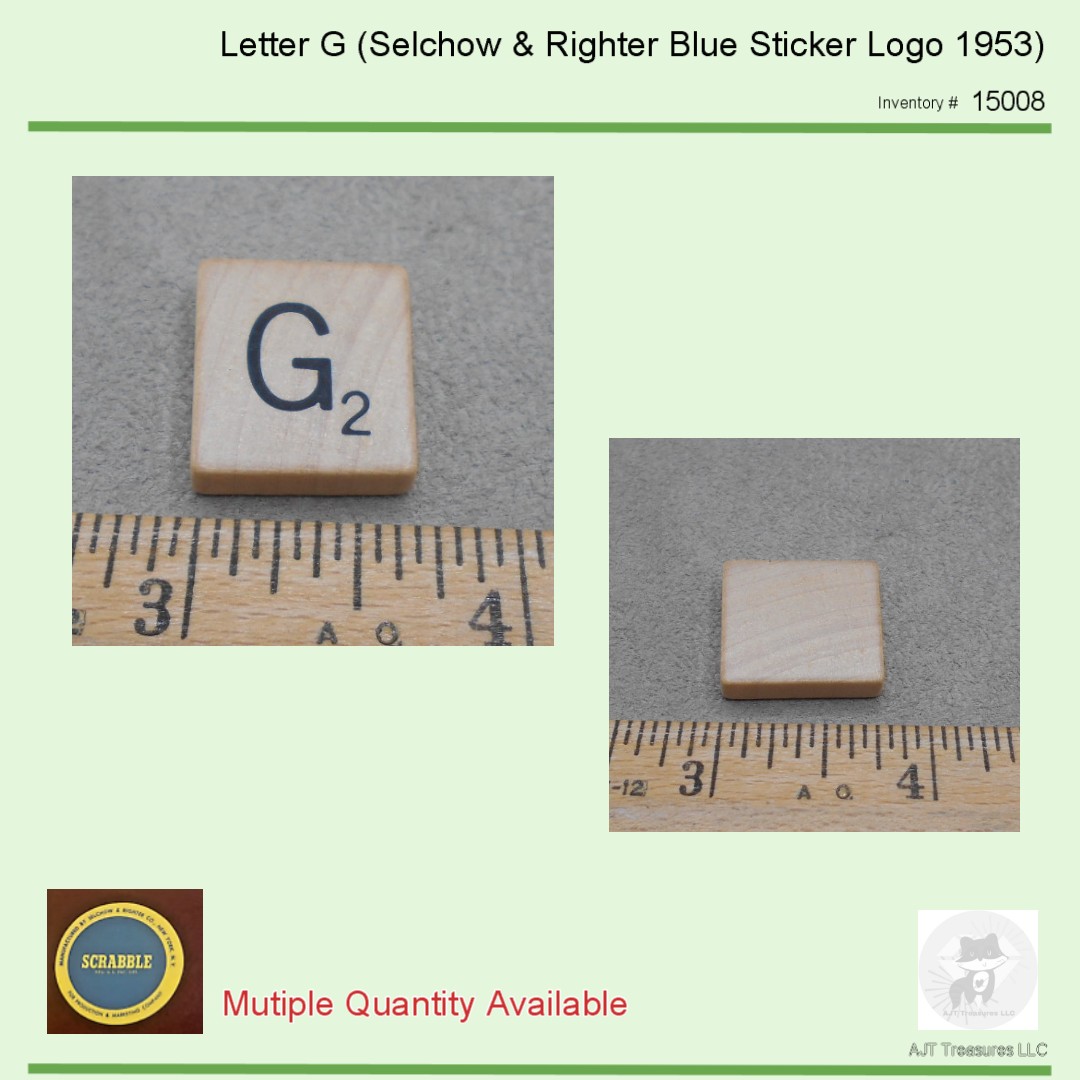 Scrabble Replacement Parts-Wood Tiles & Racks-Pick! - Picture 9 of 29