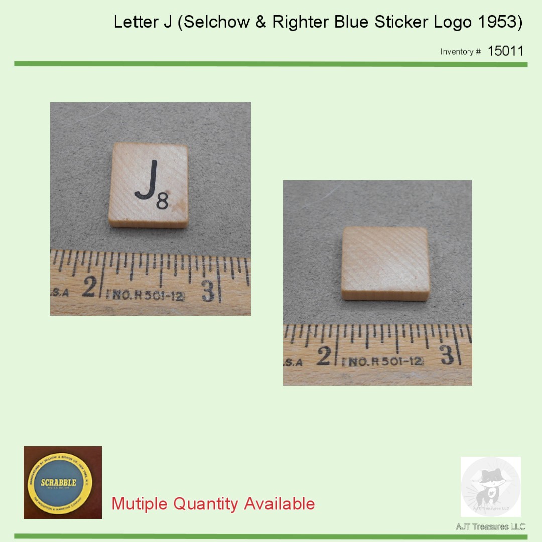 Scrabble Replacement Parts-Wood Tiles & Racks-Pick! - Picture 12 of 29