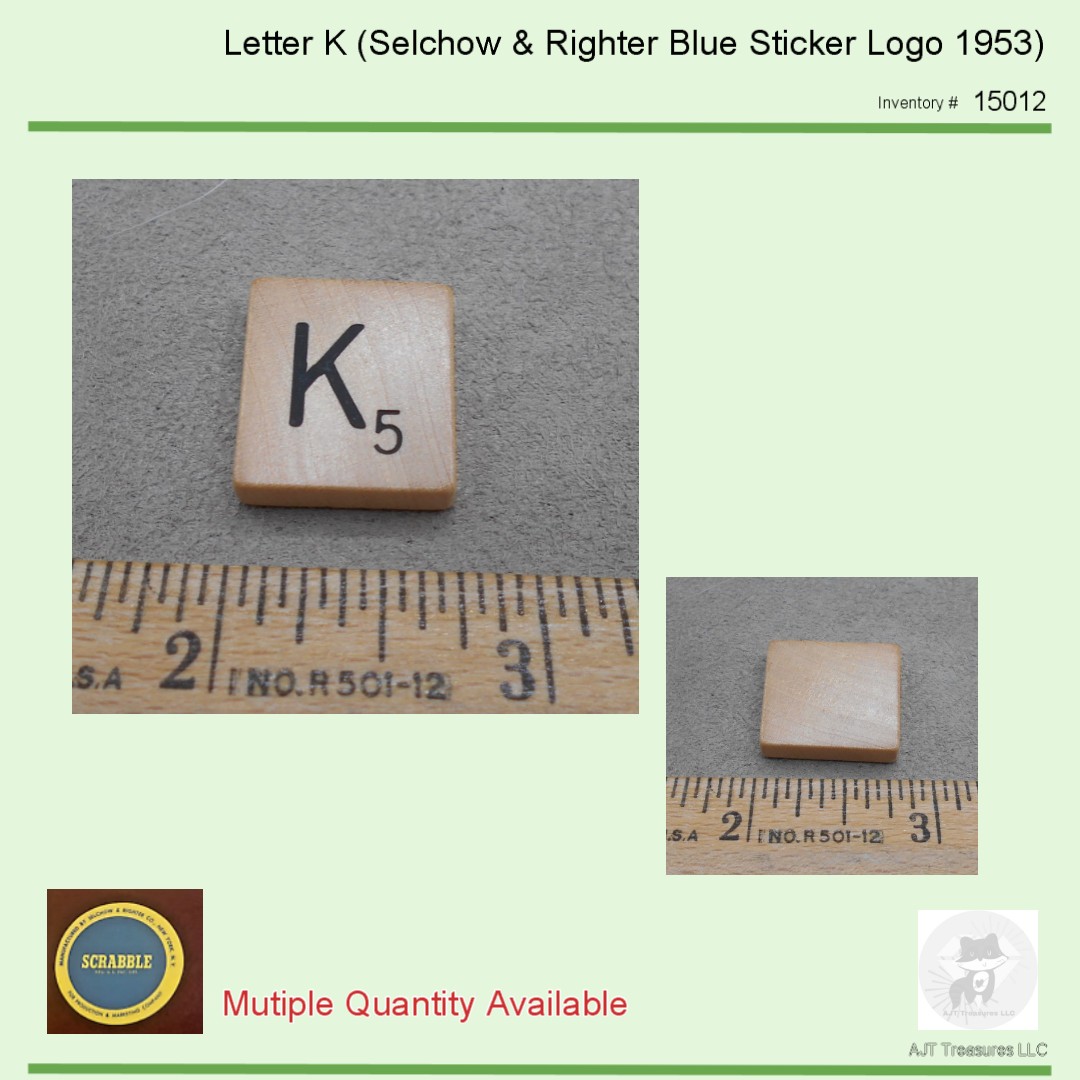 Scrabble Replacement Parts-Wood Tiles & Racks-Pick! - Picture 13 of 29