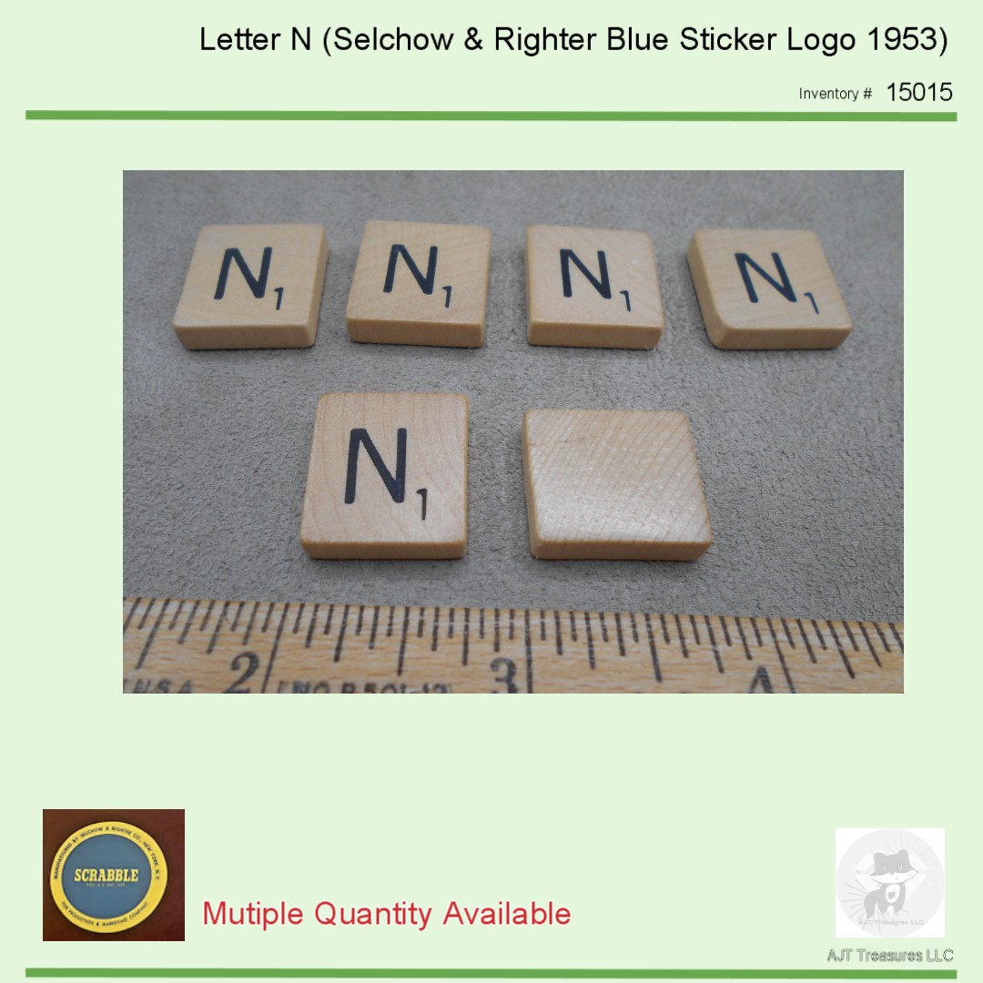 Scrabble Replacement Parts-Wood Tiles & Racks-Pick! - Picture 16 of 29