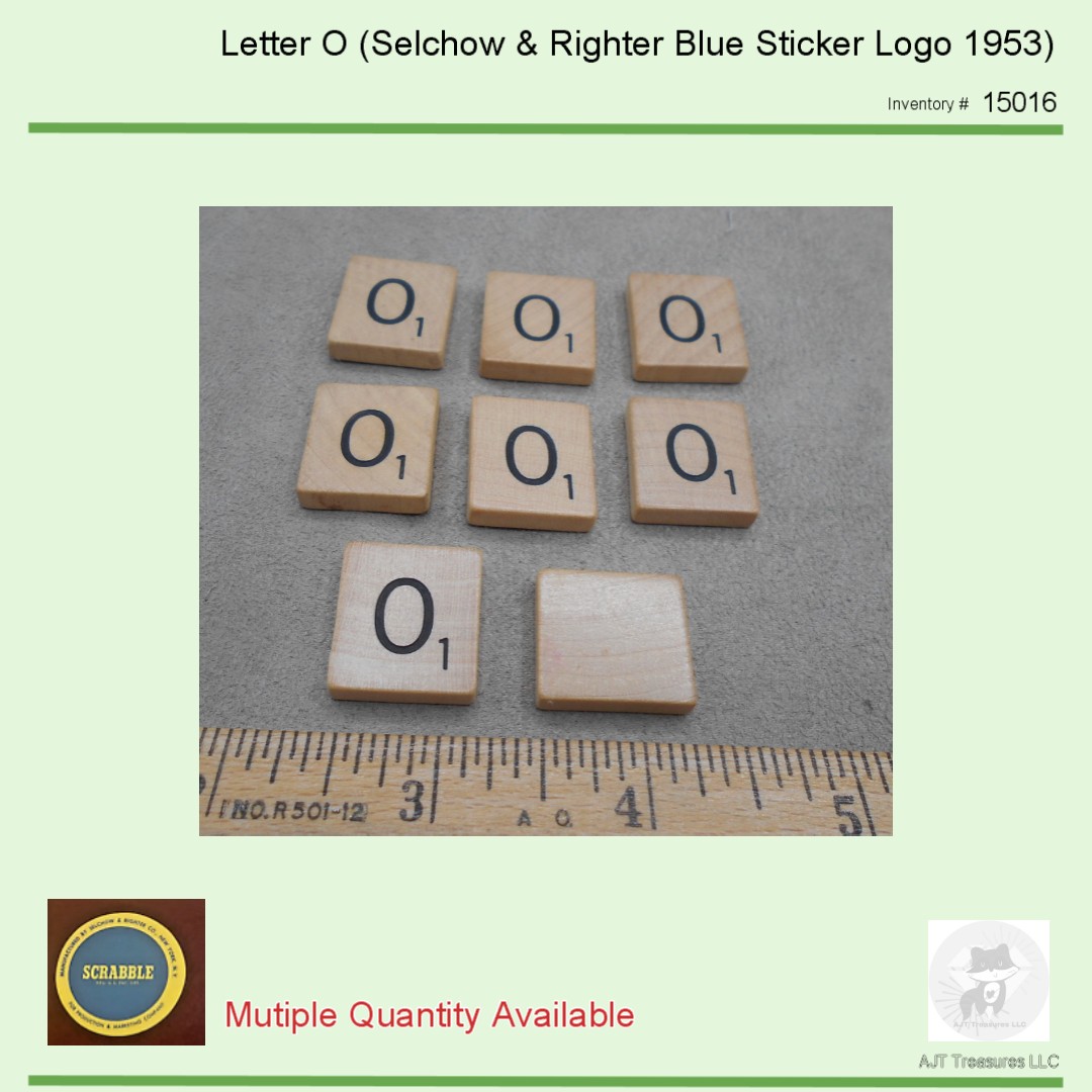 Scrabble Replacement Parts-Wood Tiles & Racks-Pick! - Picture 17 of 29