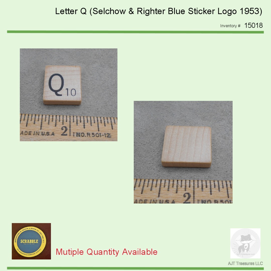 Scrabble Replacement Parts-Wood Tiles & Racks-Pick! - Picture 19 of 29