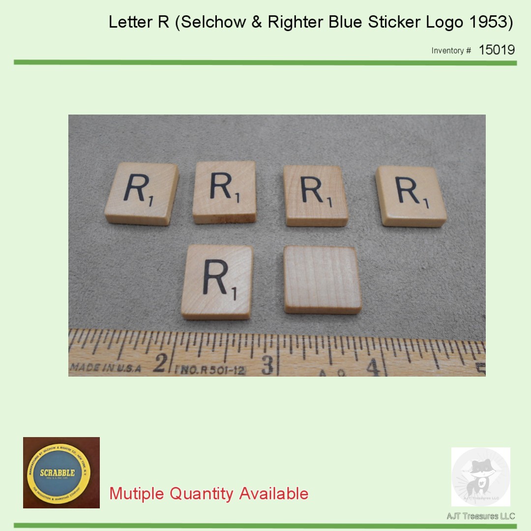 Scrabble Replacement Parts-Wood Tiles & Racks-Pick! - Picture 20 of 29