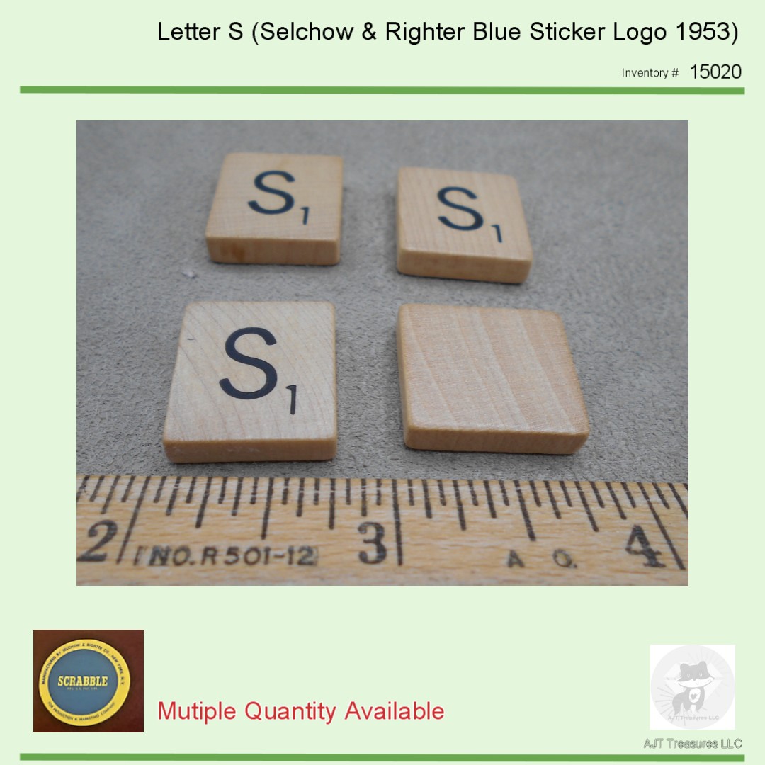 Scrabble Replacement Parts-Wood Tiles & Racks-Pick! - Picture 21 of 29