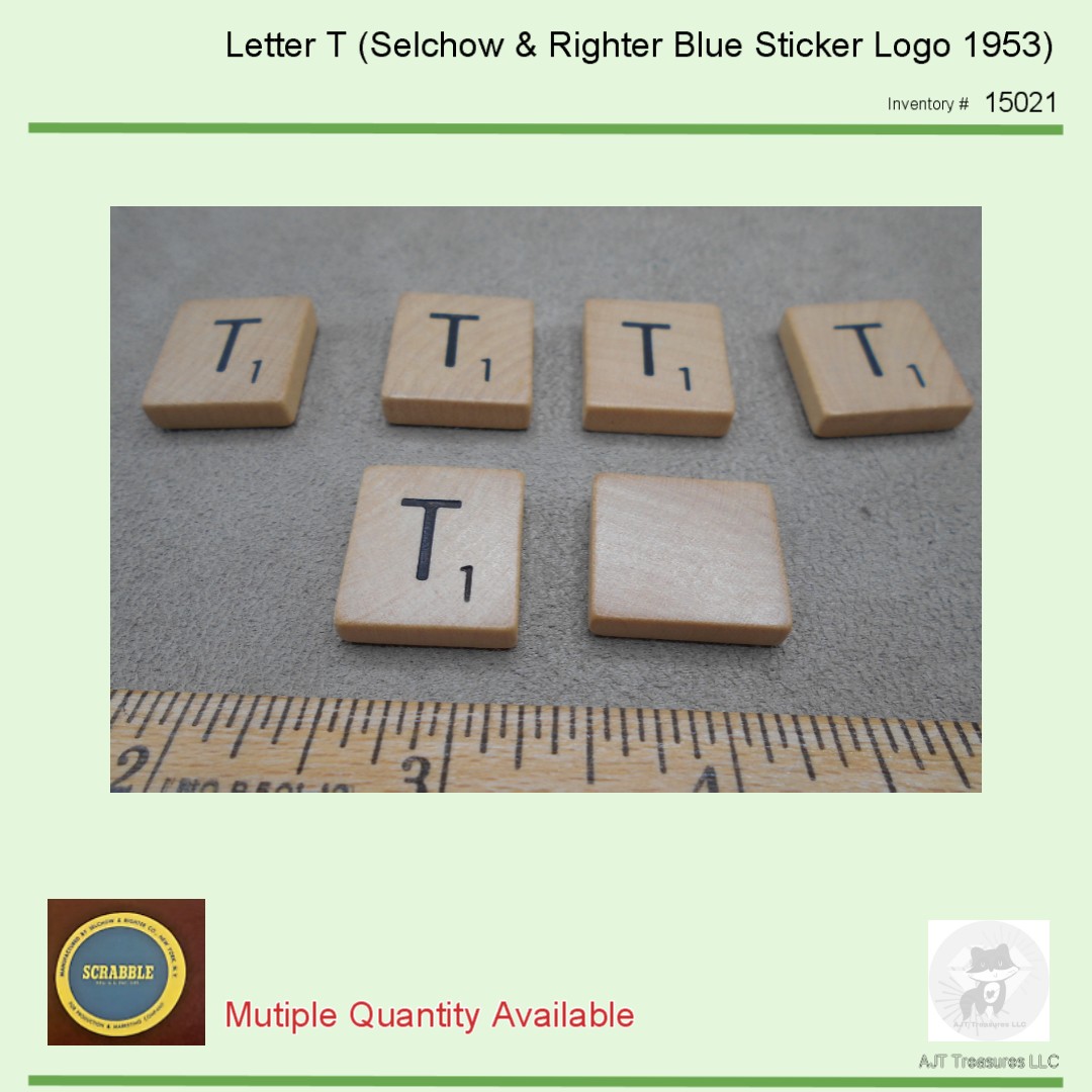 Scrabble Replacement Parts-Wood Tiles & Racks-Pick! - Picture 22 of 29