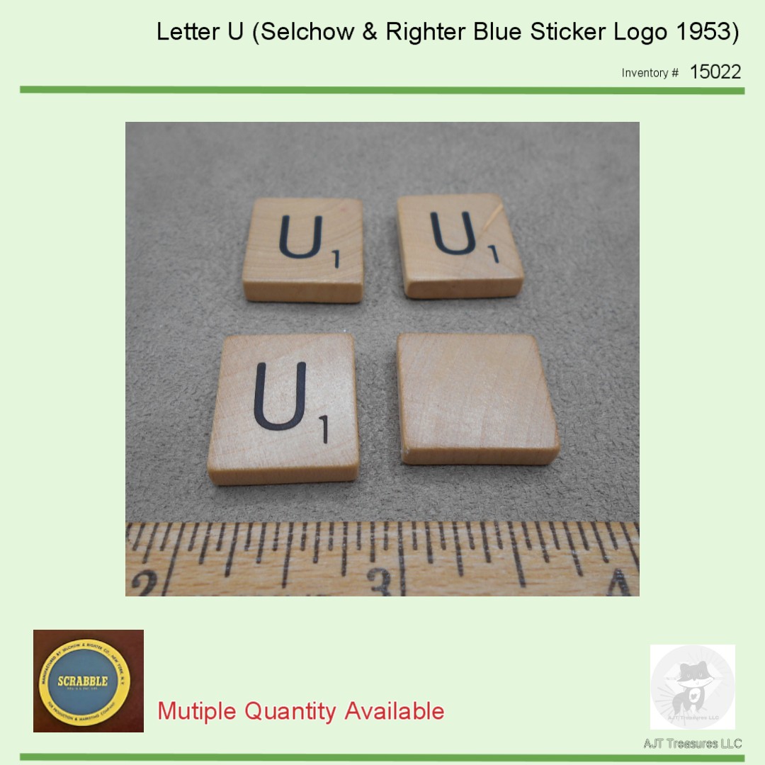 Scrabble Replacement Parts-Wood Tiles & Racks-Pick! - Picture 23 of 29