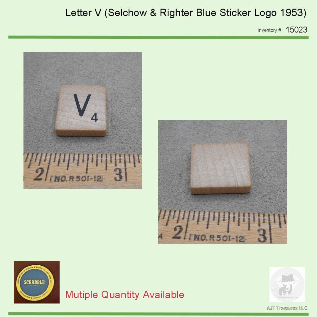 Scrabble Replacement Parts-Wood Tiles & Racks-Pick! - Picture 24 of 29