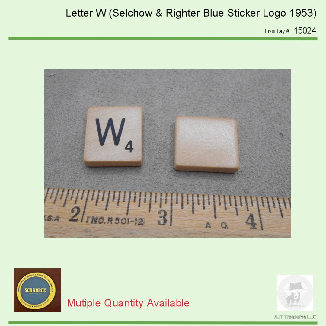 Scrabble Replacement Parts-Wood Tiles & Racks-Pick! - Picture 25 of 29