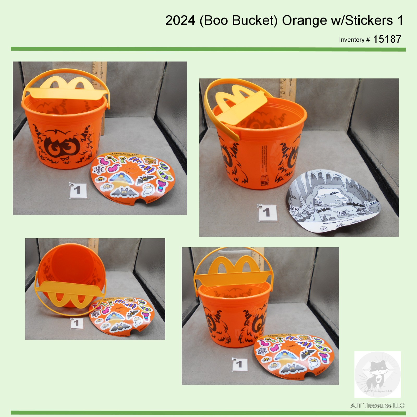 McDonald's 2023/2024 Halloween Boo Buckets-Pick! - Picture 8 of 9