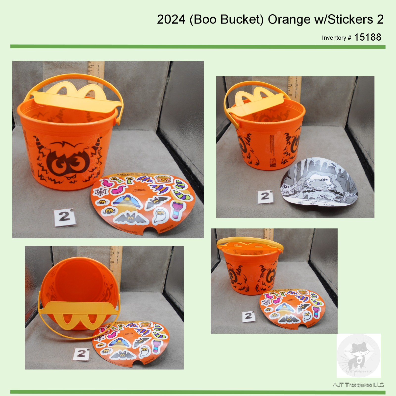 McDonald's 2023/2024 Halloween Boo Buckets-Pick! - Picture 9 of 9