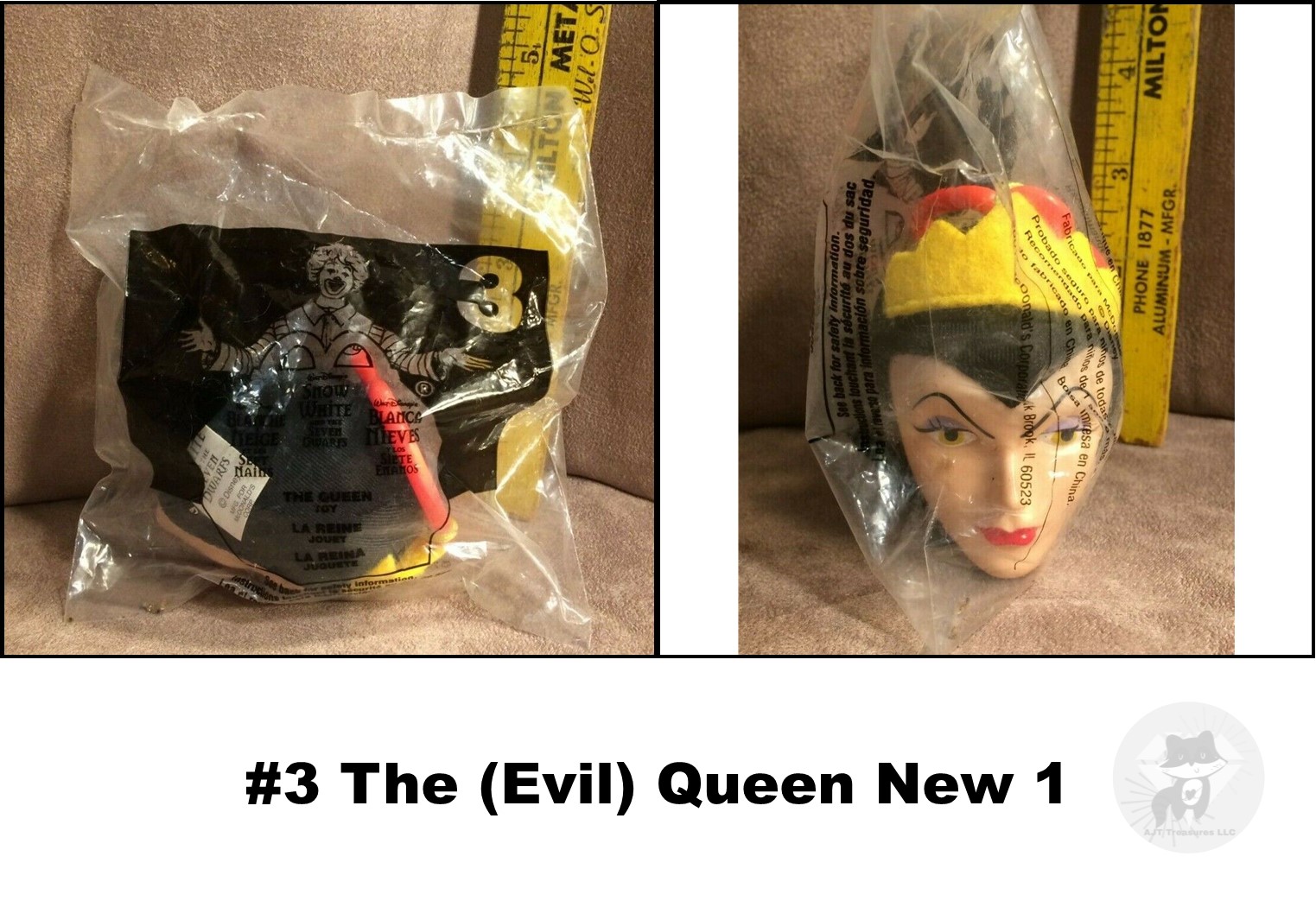 McDonald's 1992/2001 Disney Snow White Toys-Pick! - Picture 36 of 40