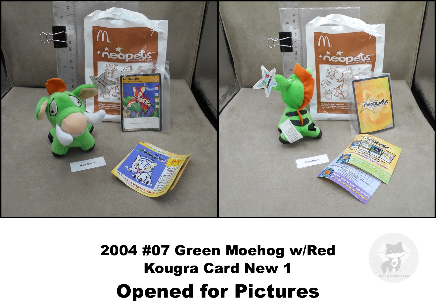 McDonald's 2004 & 2005 Neopets Plush Toys-Choose Your Favorite! - Picture 3 of 15