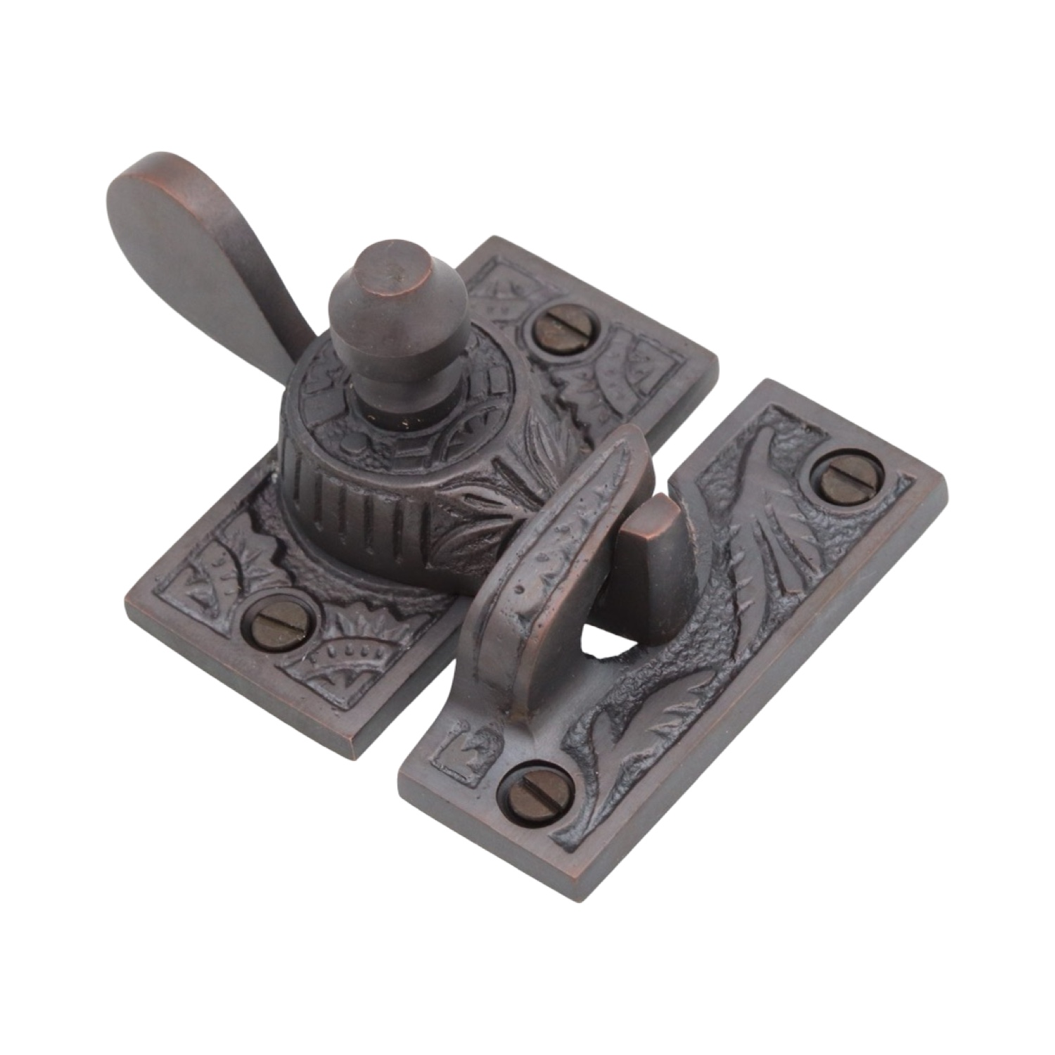 Vintage Window Sash Lock in Brass – The Genie – 3 Finish Choices
