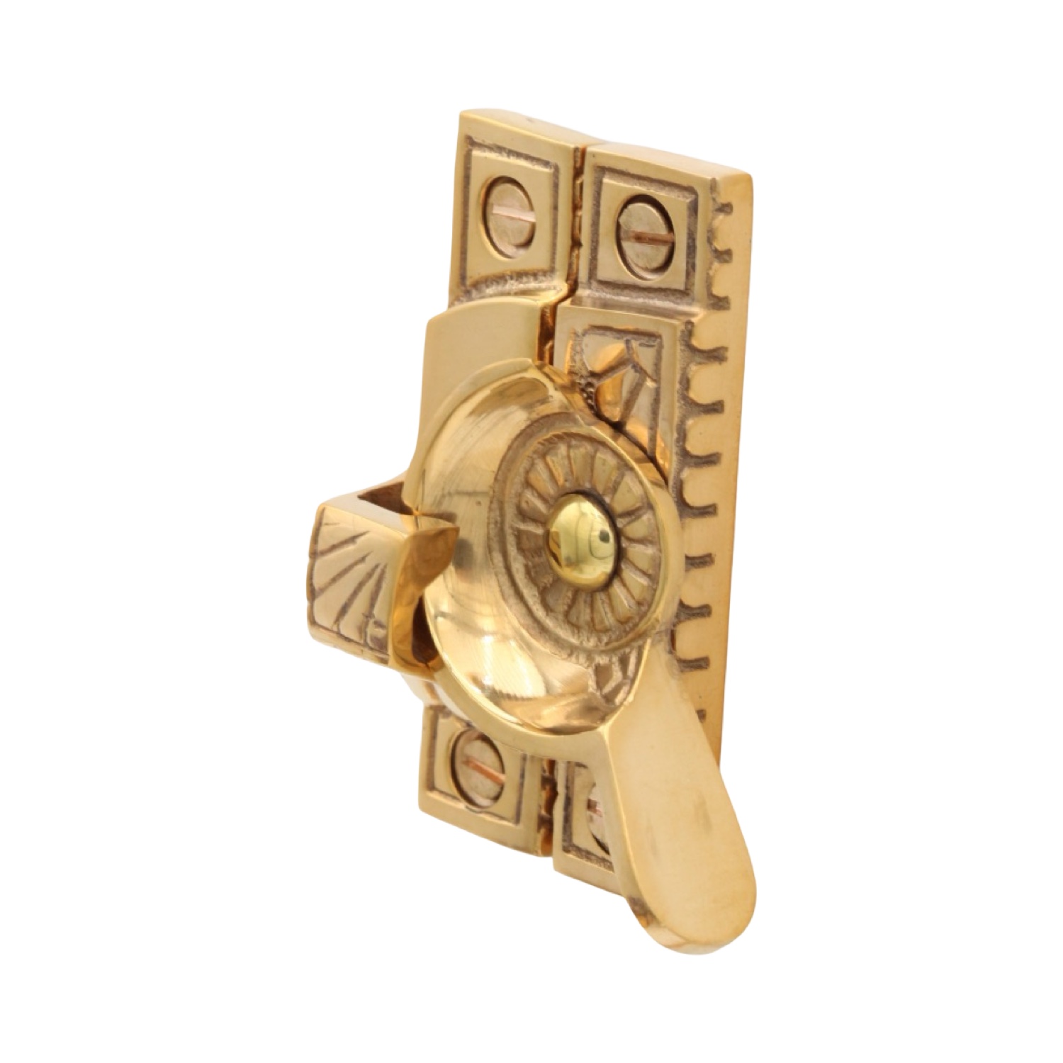 Window Sash Lock in Solid Brass Victorian Vintage Style - 3 Finishes