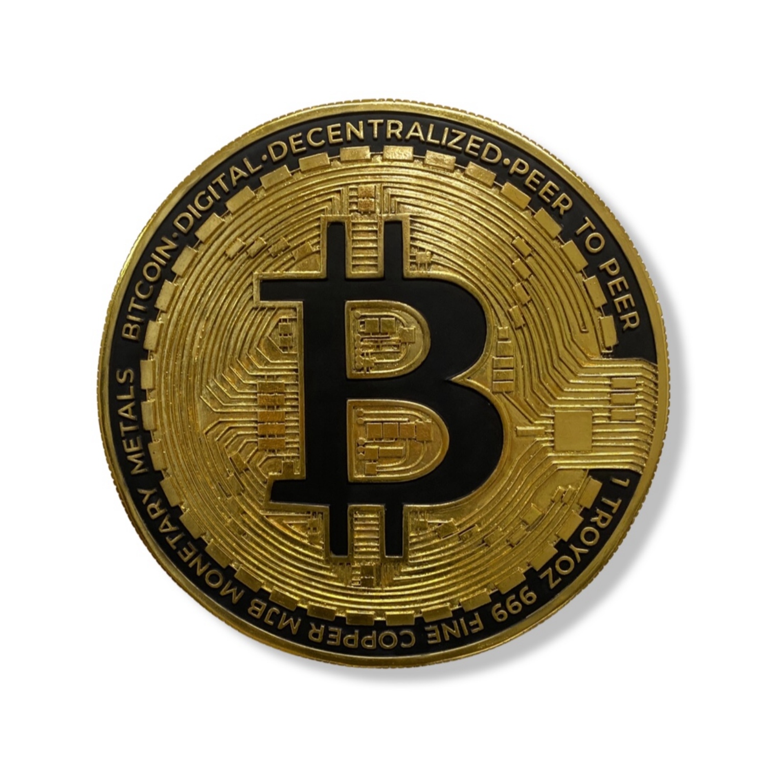 Gold Bitcoin Wall Art Sign 15 Inch Diameter Crypto Currency | eBay