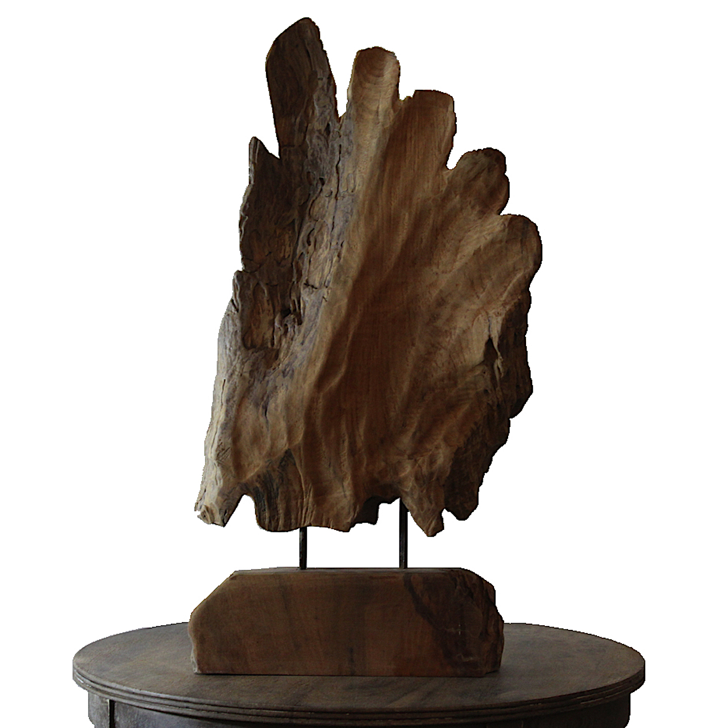 Cigar Store Indian Chief Bust Statue Hand Carved Wood Strong Facial