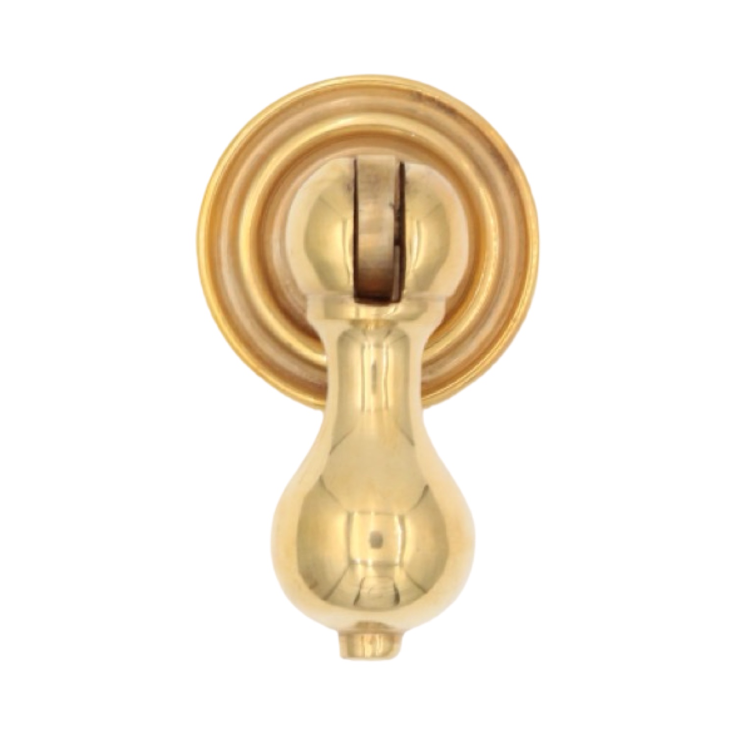 Tear Drop Pull Cabinet Solid Brass 2 Inch