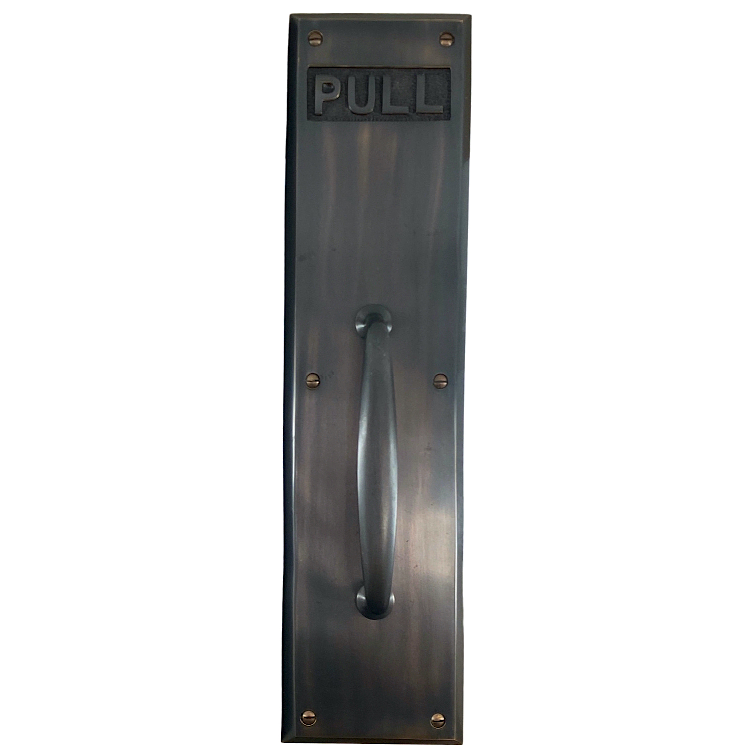 Placa de puerta comercial PULL en latón fundido o bronce de alta resistencia - Imagen 9 de 9