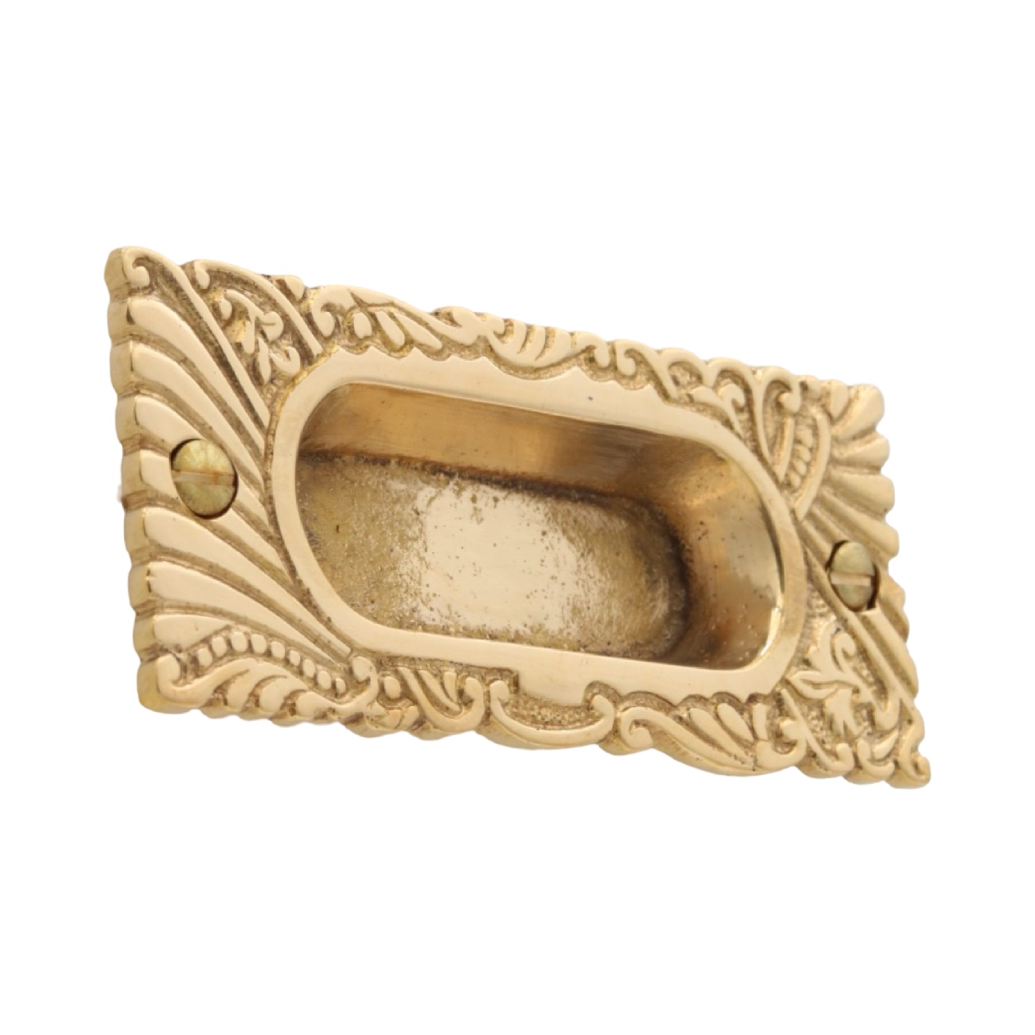 Victorian Window Sash Finger Lift or Door Pocket Handle – 3 Finish Choices