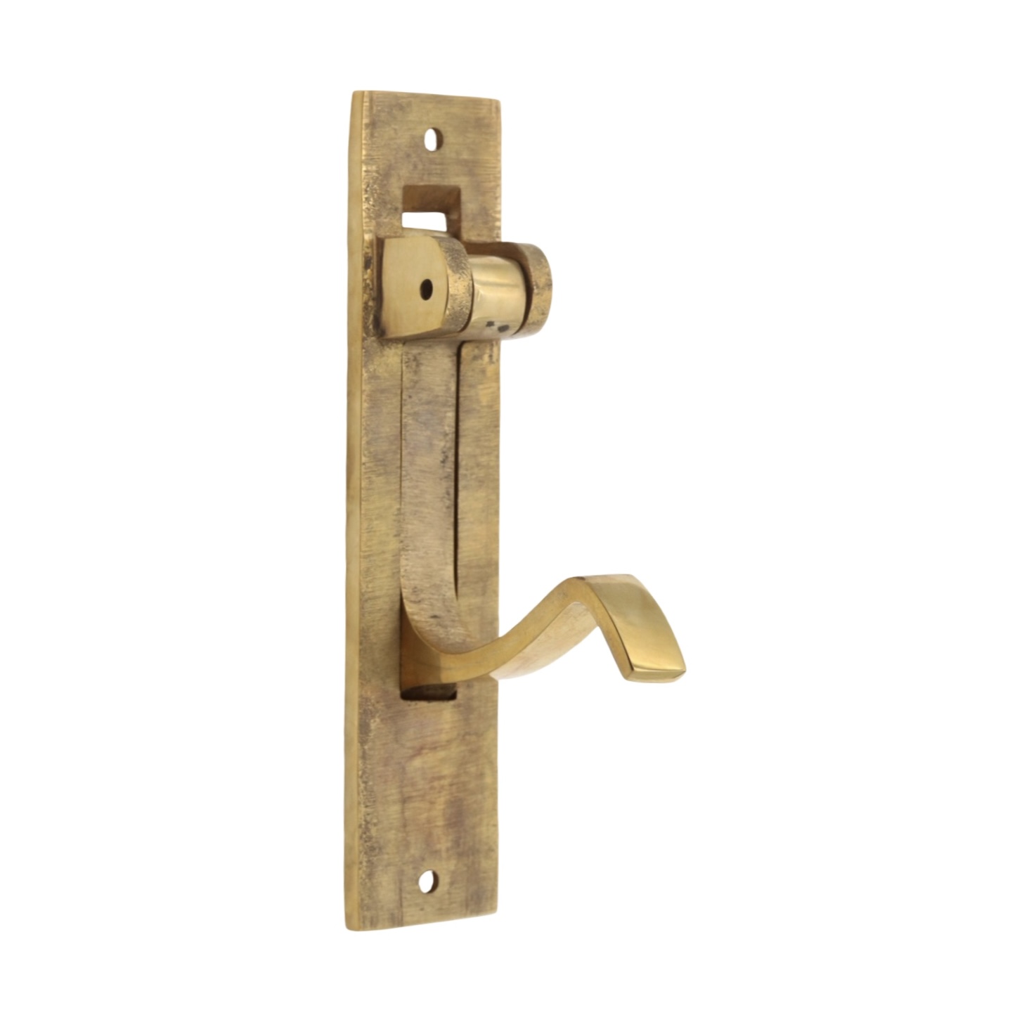 Solid Brass Victorian Pocket Door Pull - 3 Finish Choices