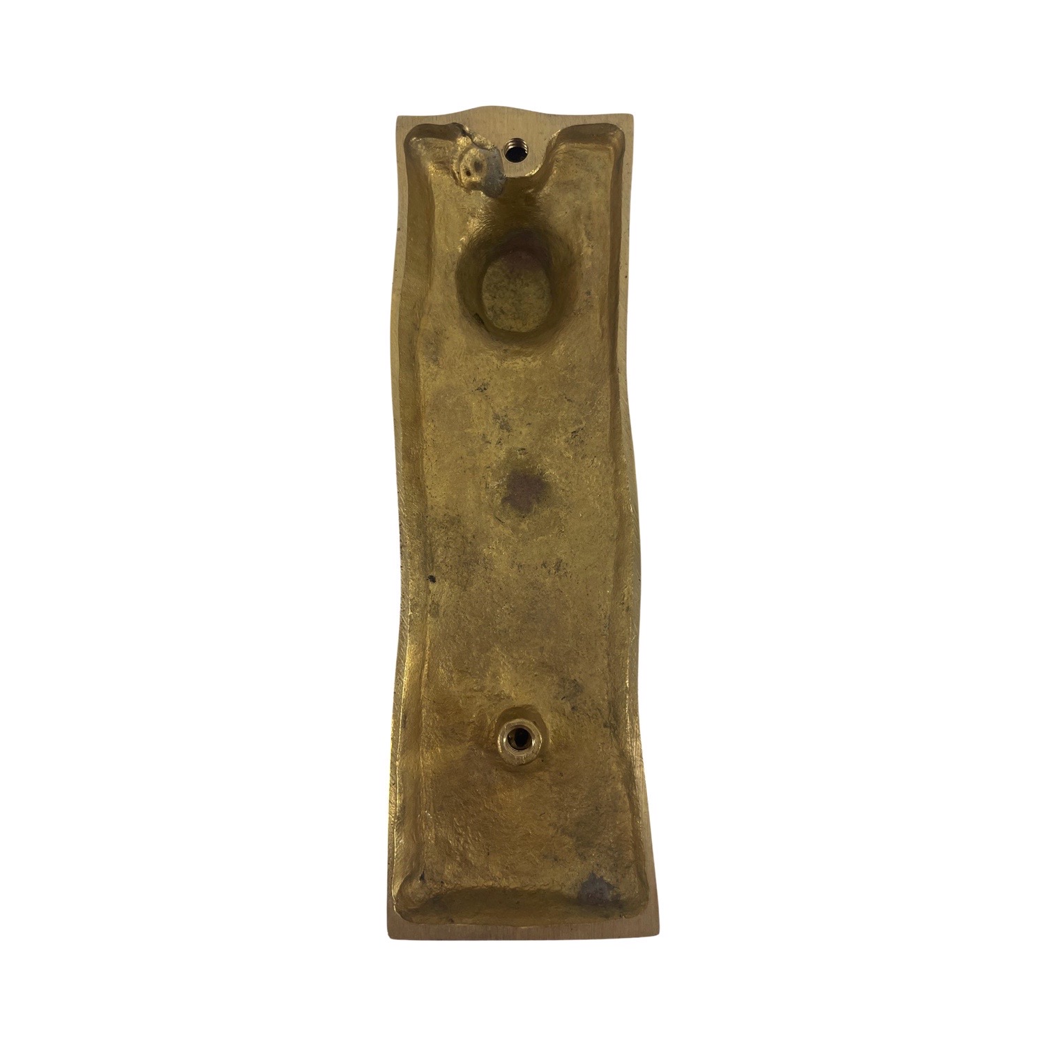 Llamador de puerta de madera Pecker en latón macizo o bronce - Imagen 8 de 10