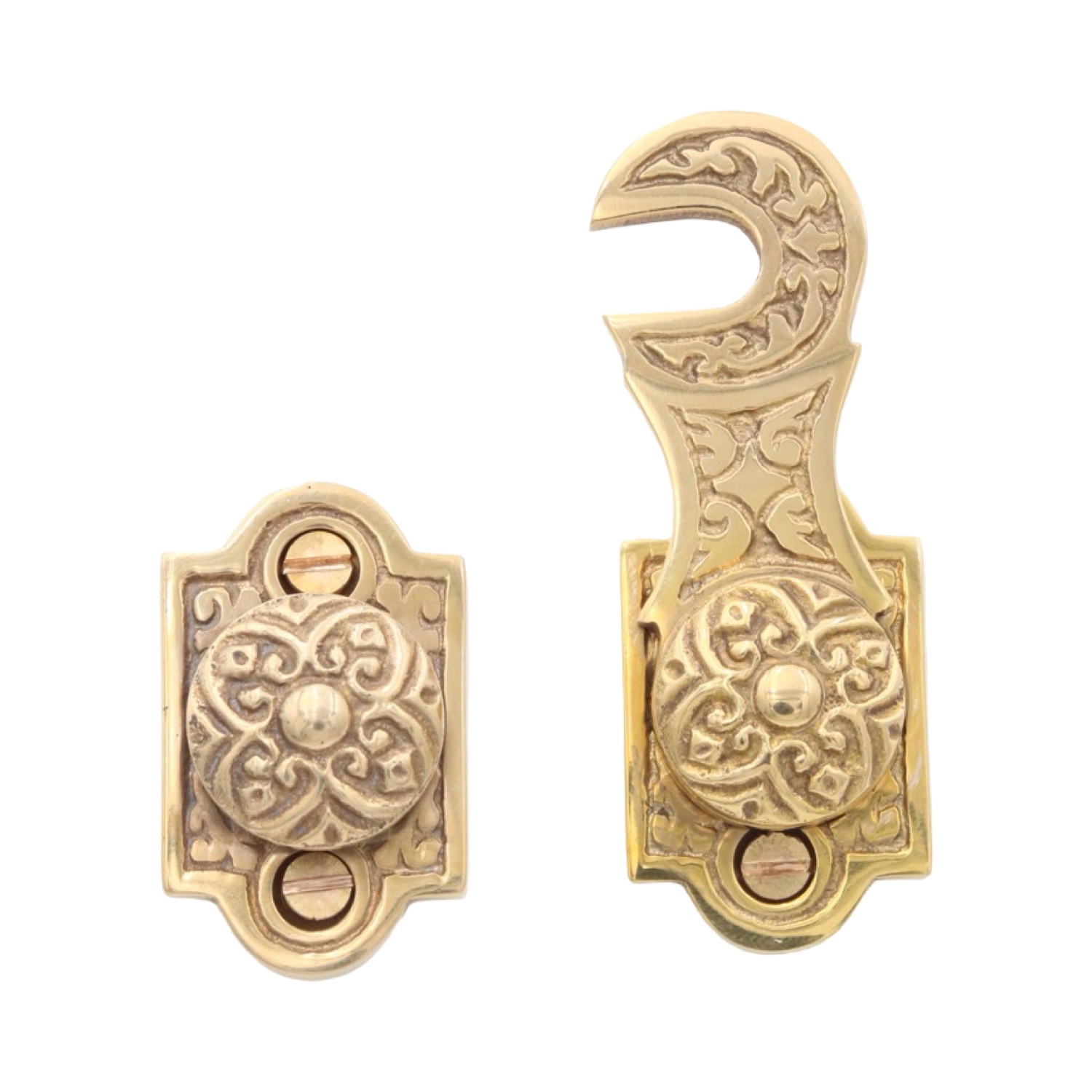 Victorian Swivel Surface Cabinet Catch - 3 Finish Choices