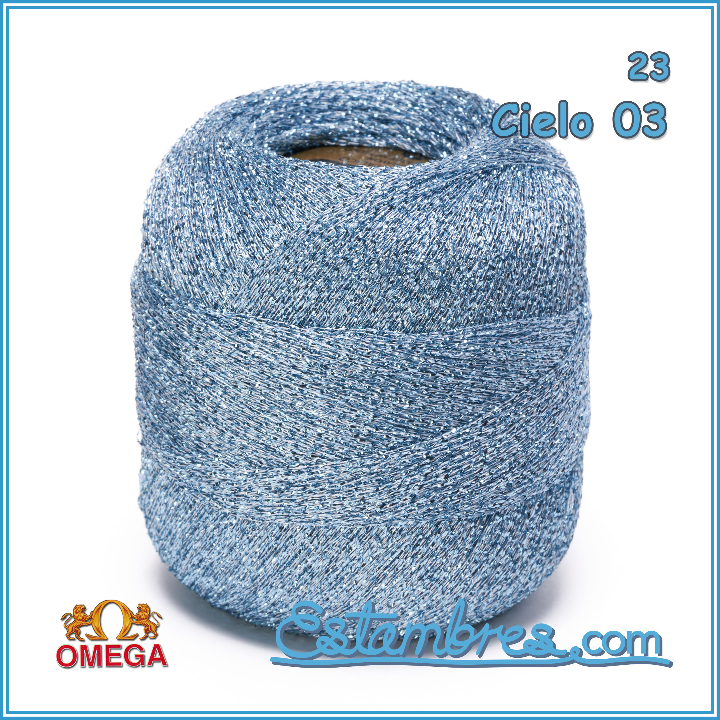 CROCHET METALLIC [25grs] - Sparkly Fine Thread by Omega | eBay