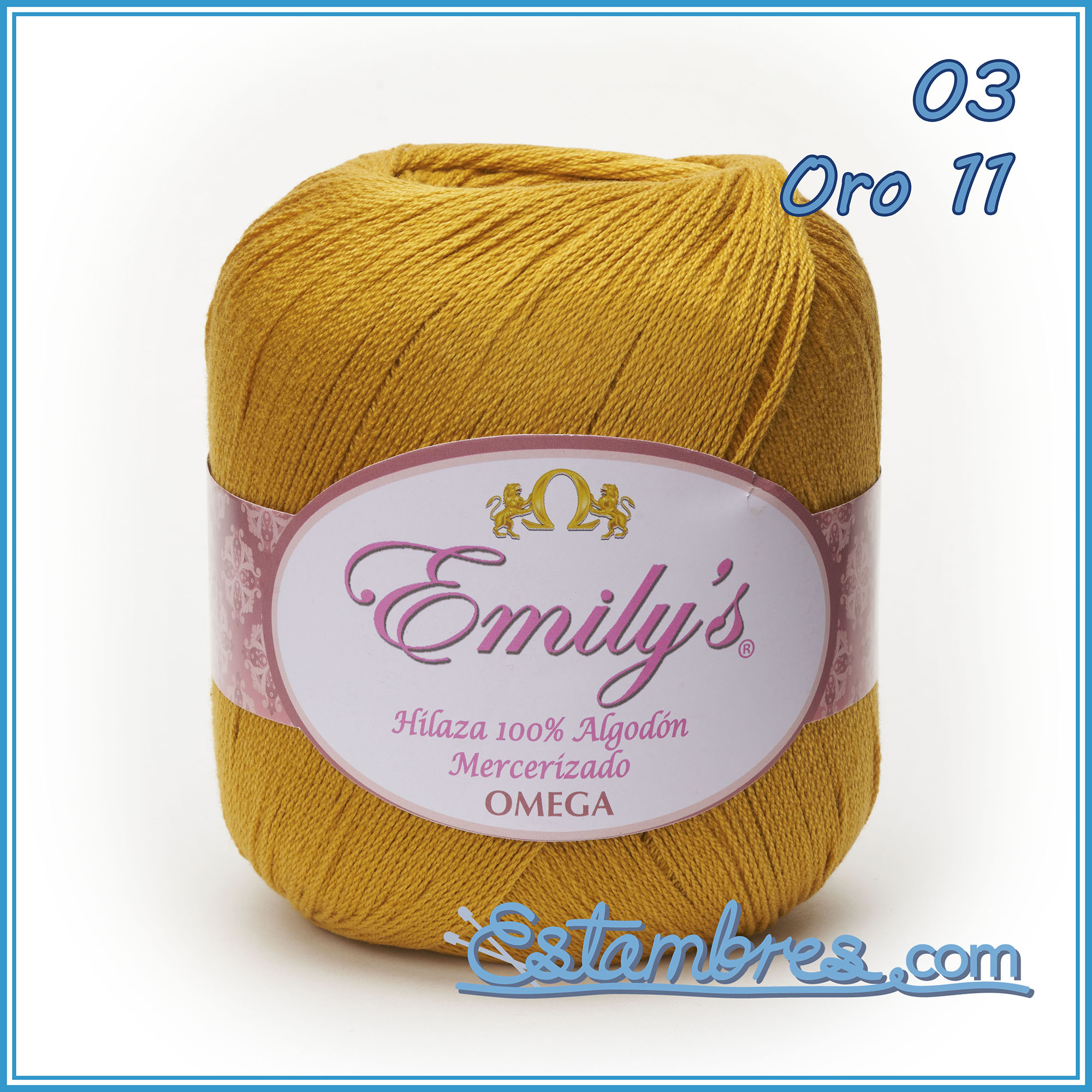 Hilo de algodón EMILY'S Omega (5,29 oz), 1-superfino, 100 % mercerizado. - Imagen 12 de 23