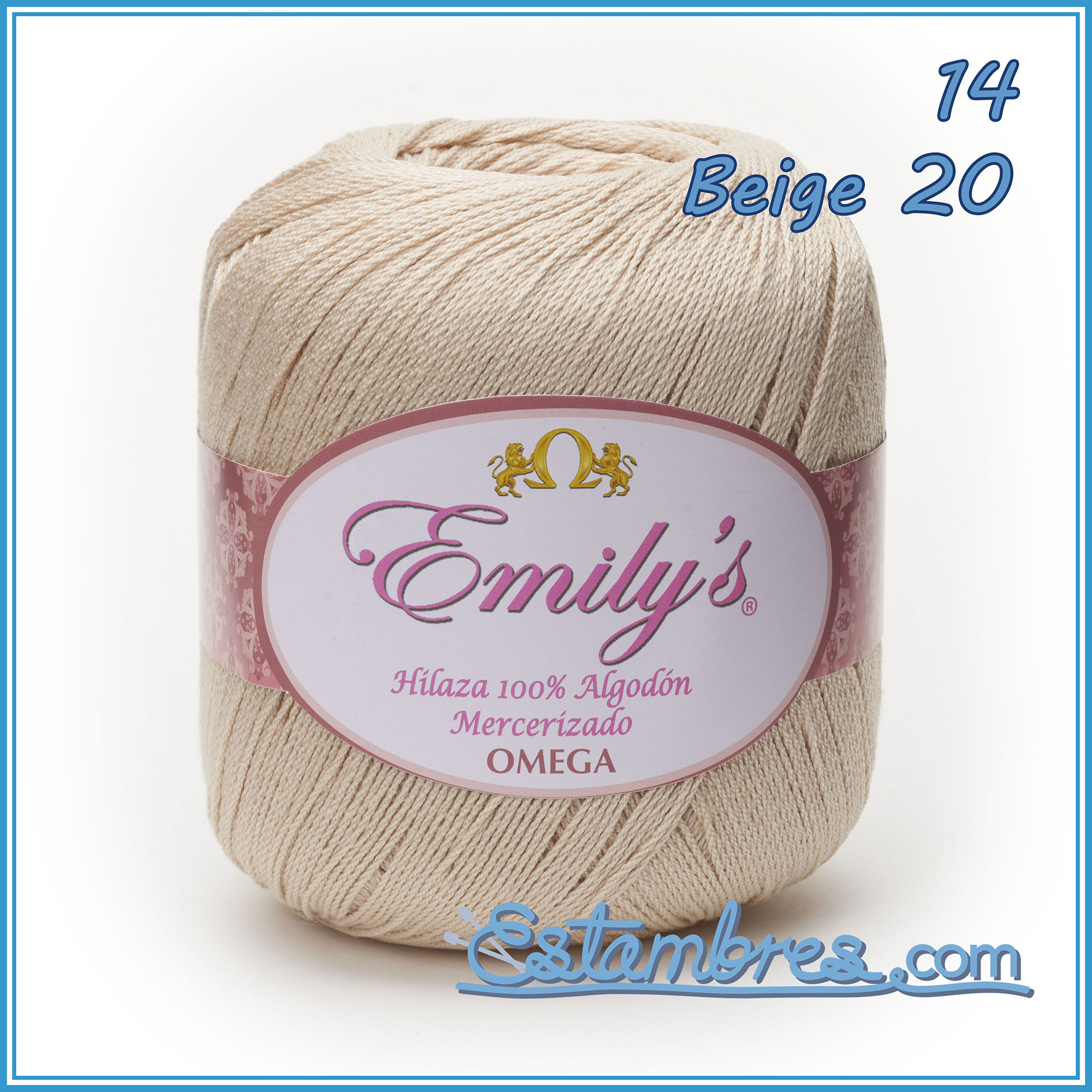 Hilo de algodón EMILY'S Omega (5,29 oz), 1-superfino, 100 % mercerizado. - Imagen 13 de 23