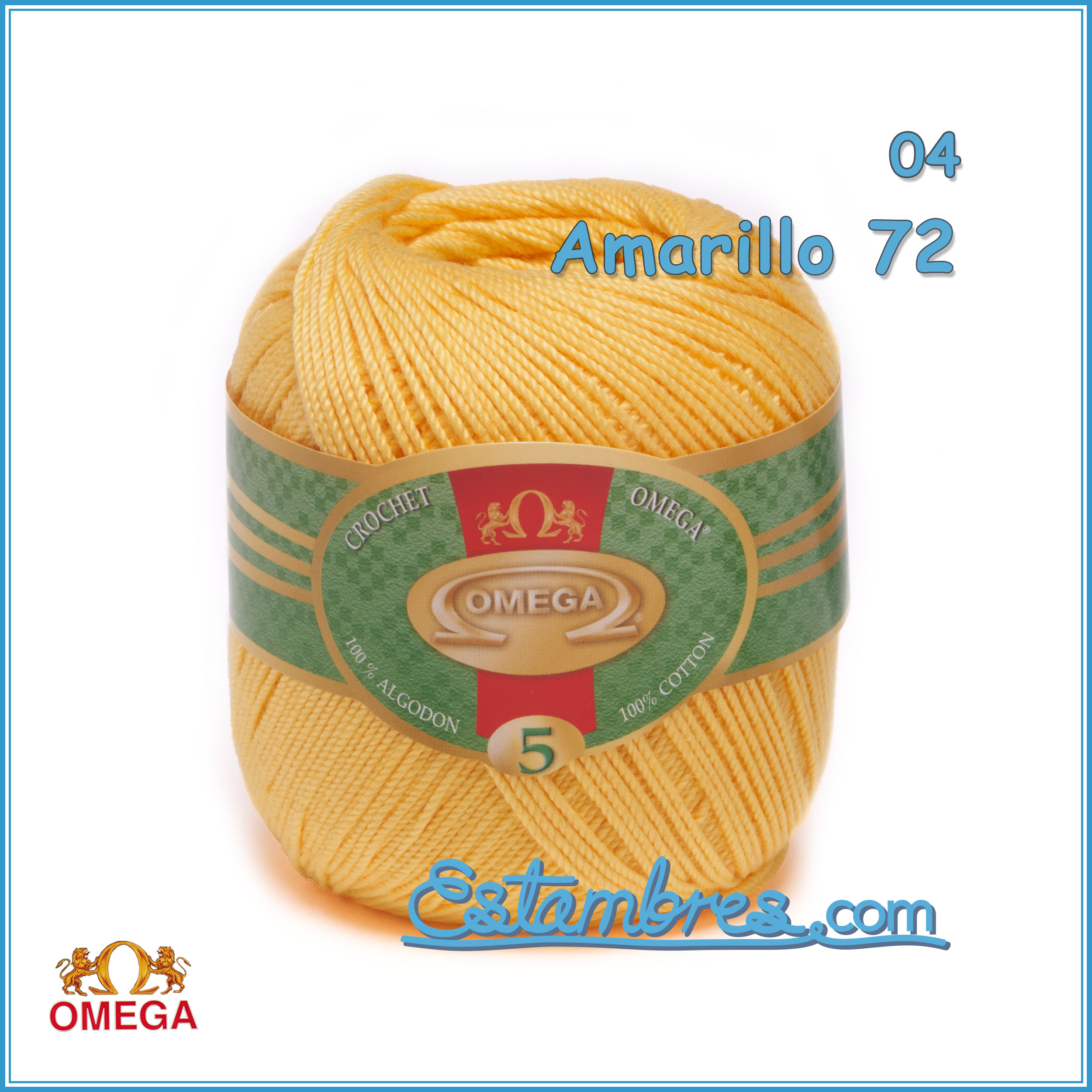 Omega Crochet No.5 [50grs] - 100% Mercerized Cotton Thread | Brilliant ...