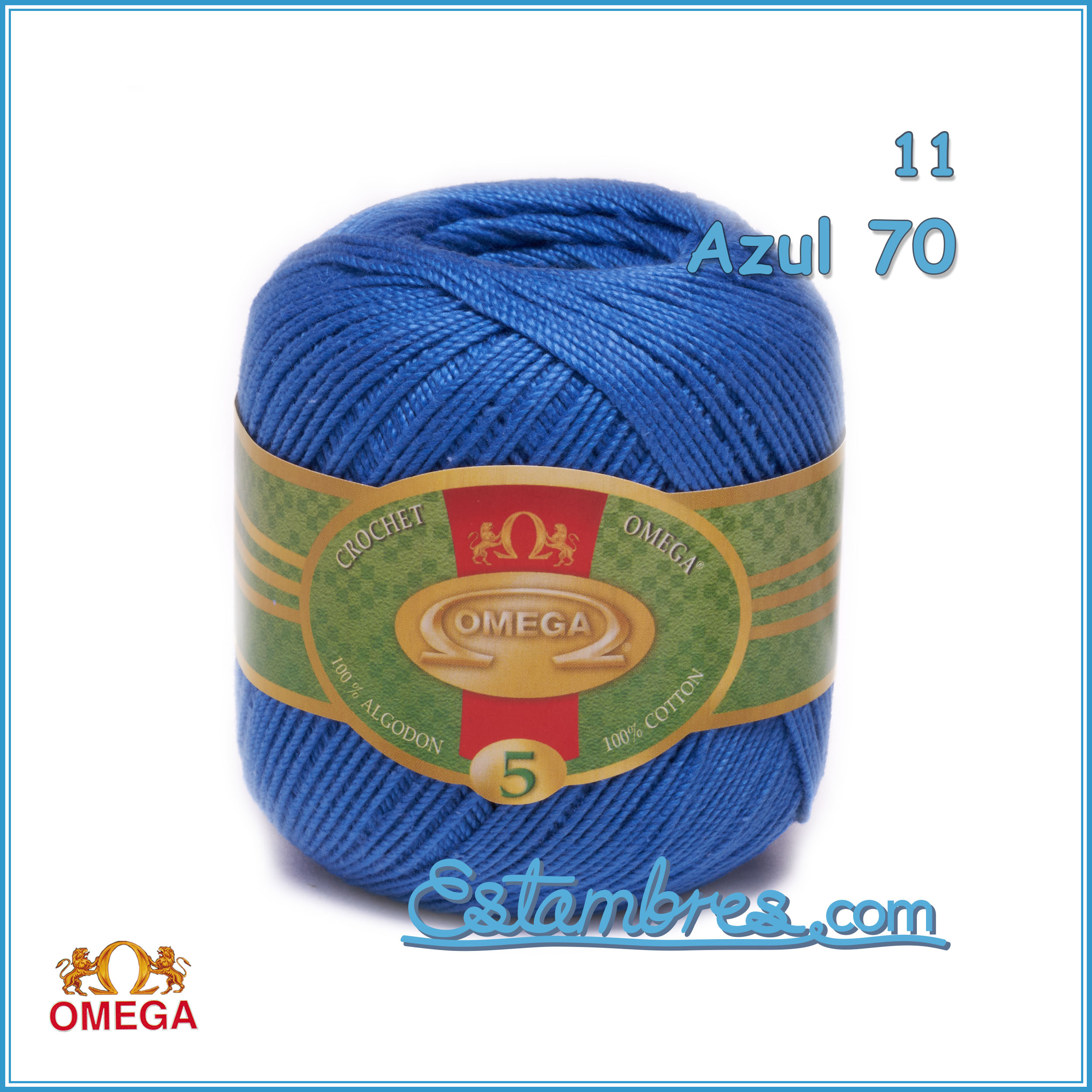 Omega Crochet No.5 [50grs] - 100% Mercerized Cotton Thread | Brilliant ...