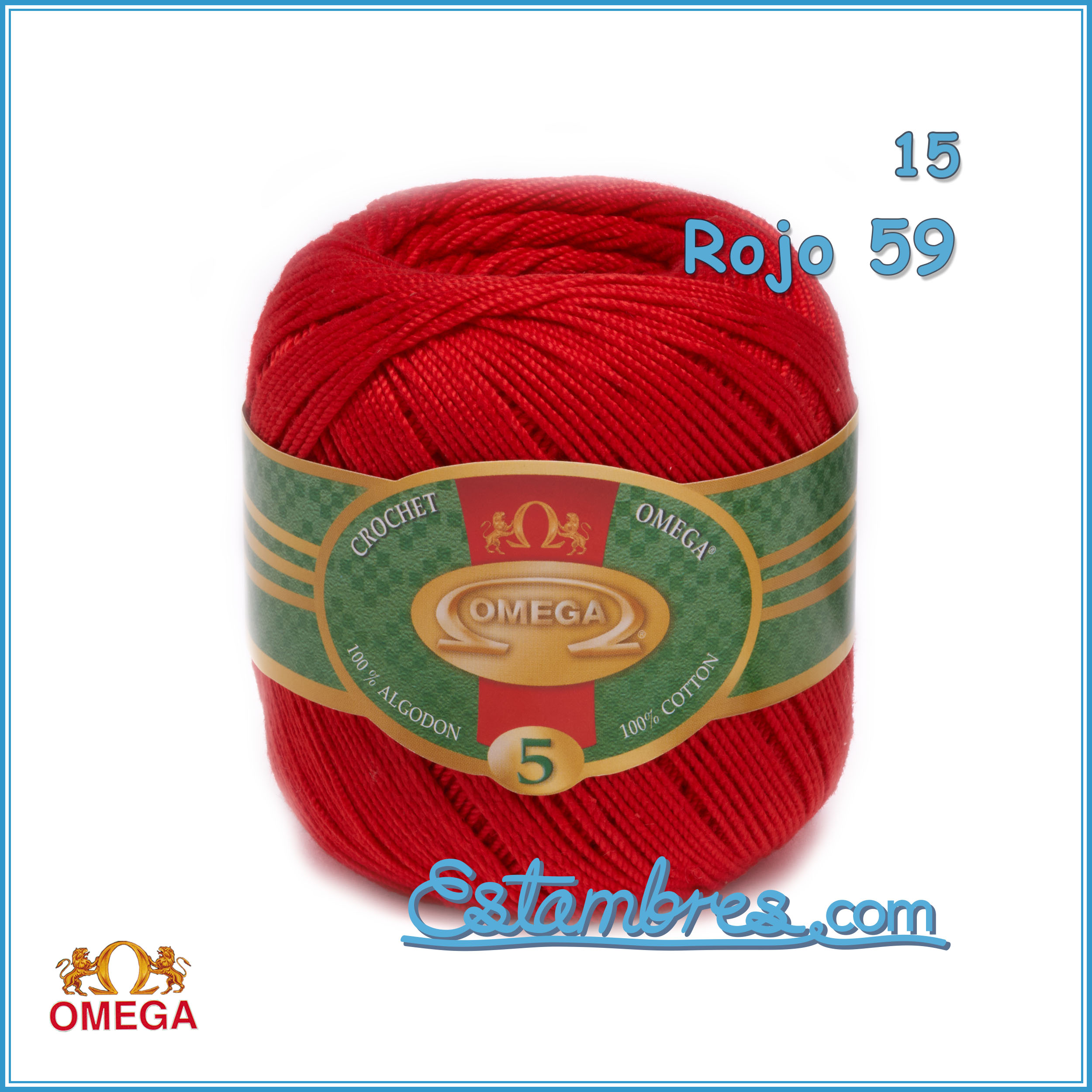 Omega Crochet No.5 [50grs] - 100% Mercerized Cotton Thread | Brilliant ...