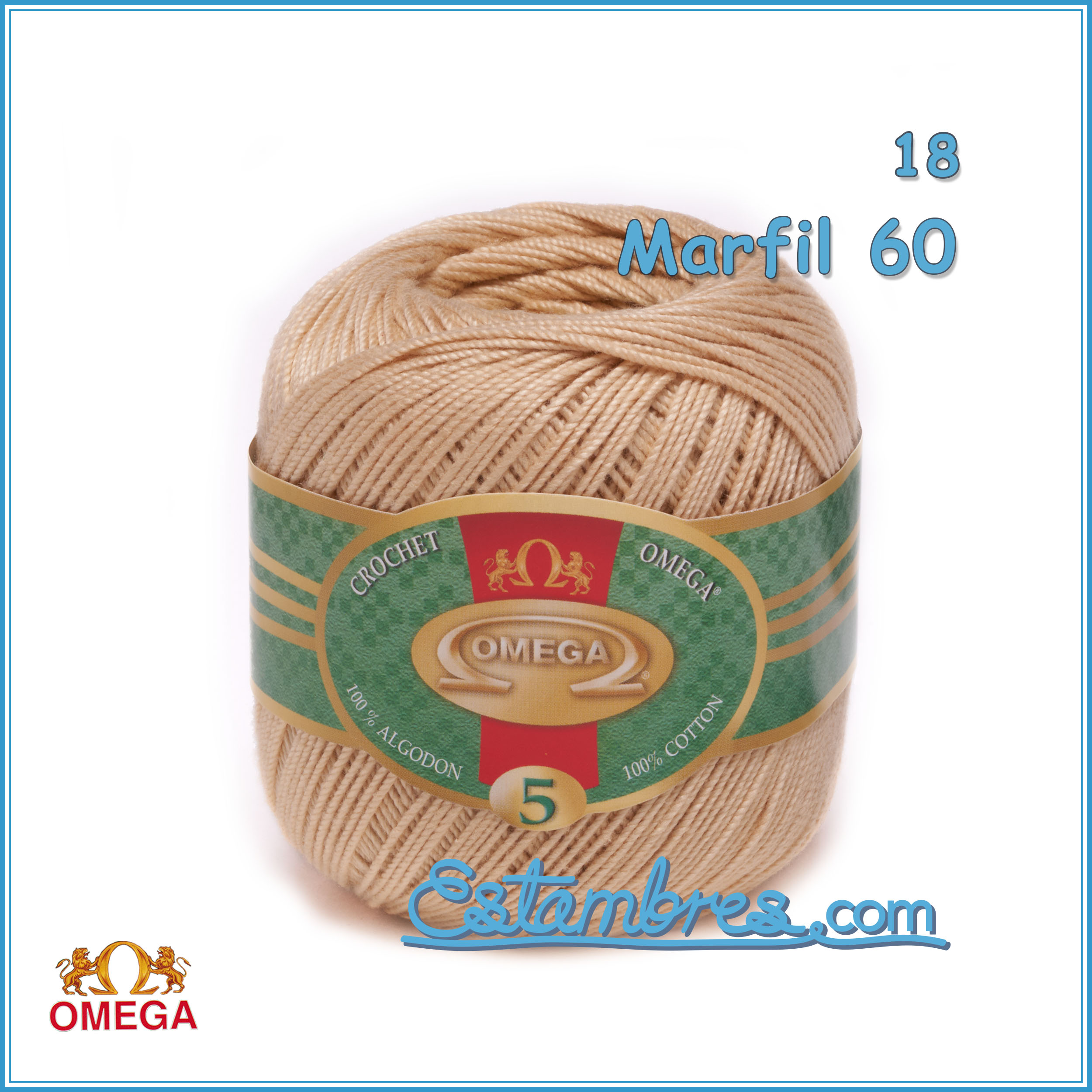 Omega Crochet No.5 [50grs] - 100% Mercerized Cotton Thread | Brilliant ...