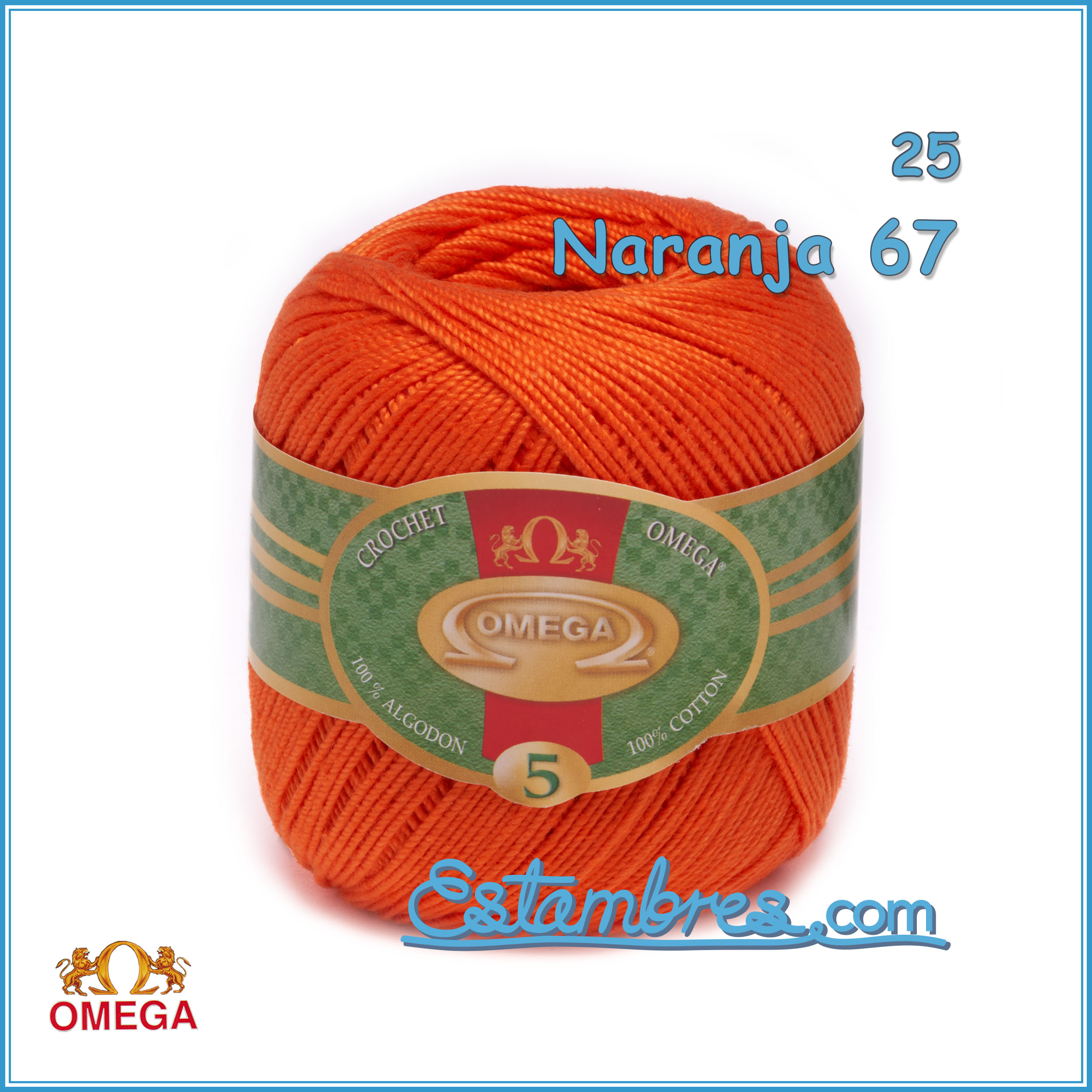 Omega Crochet No.5 [50grs] - 100% Mercerized Cotton Thread | Brilliant ...