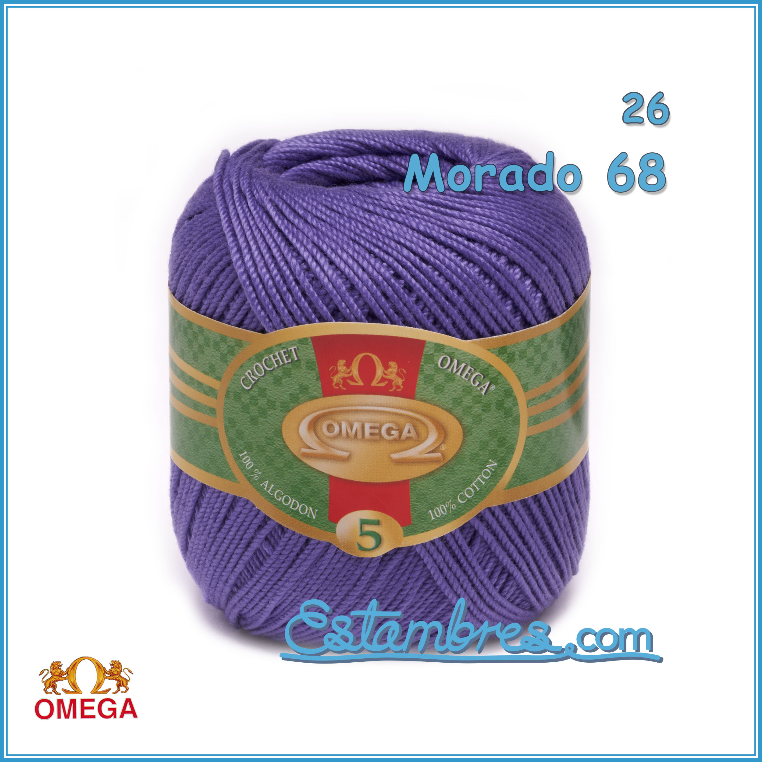 Omega Crochet No.5 [50grs] - 100% Mercerized Cotton Thread | Brilliant ...