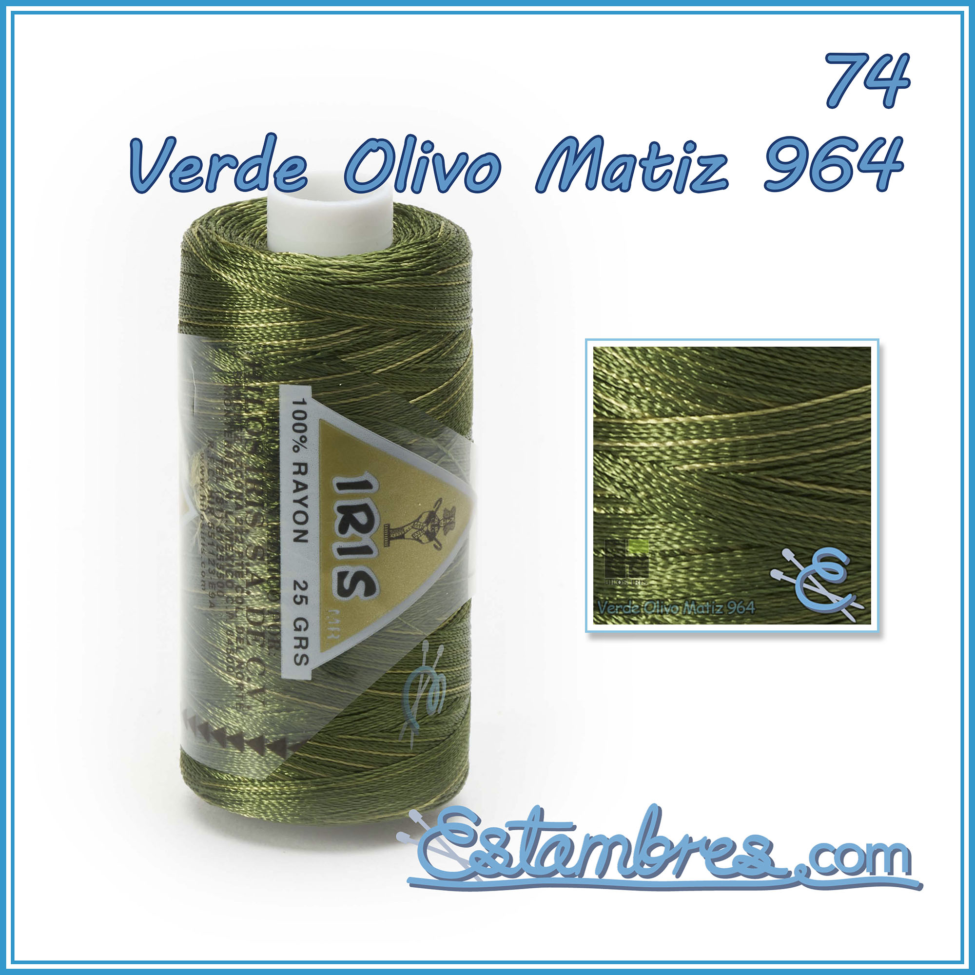 Thread - 100% Viscose Rayon Shiny Thread