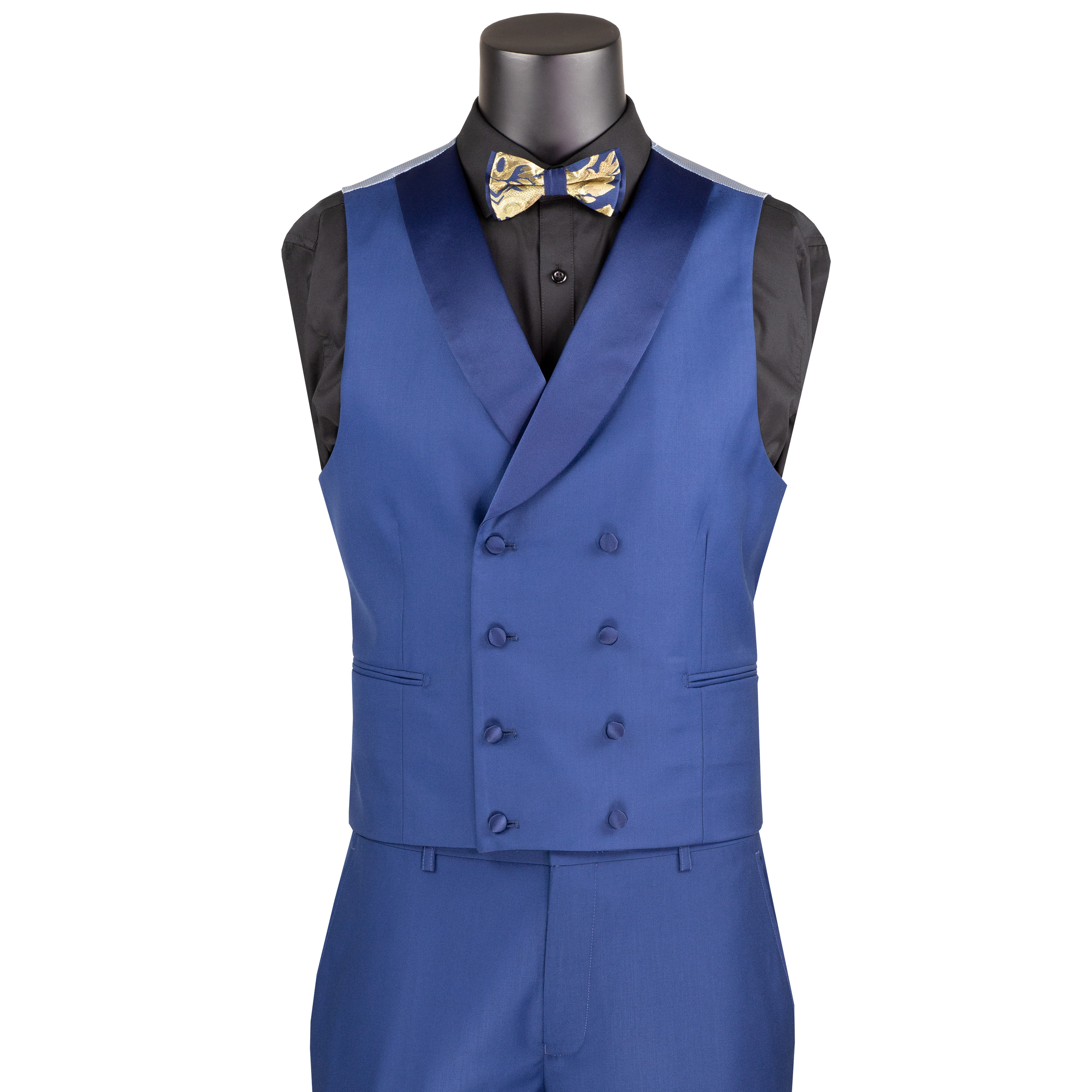 VINCI Men's Jacquard 3pc Modern Tuxedo w/ Bow-Tie - 36S-56L, 4 Colors - NEW - Picture 16 of 21