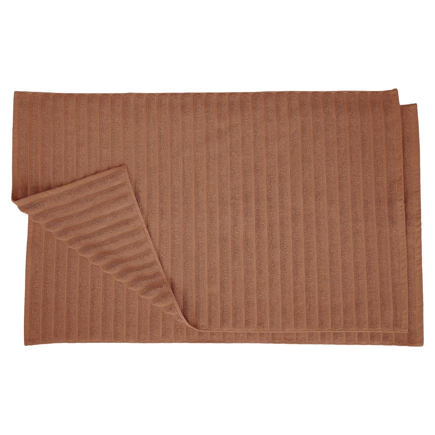 Ribbed Bath Mat Set of 2, Soft & Absorbent 1000 GSM Cotton Bathroom Mats - Picture 15 of 30